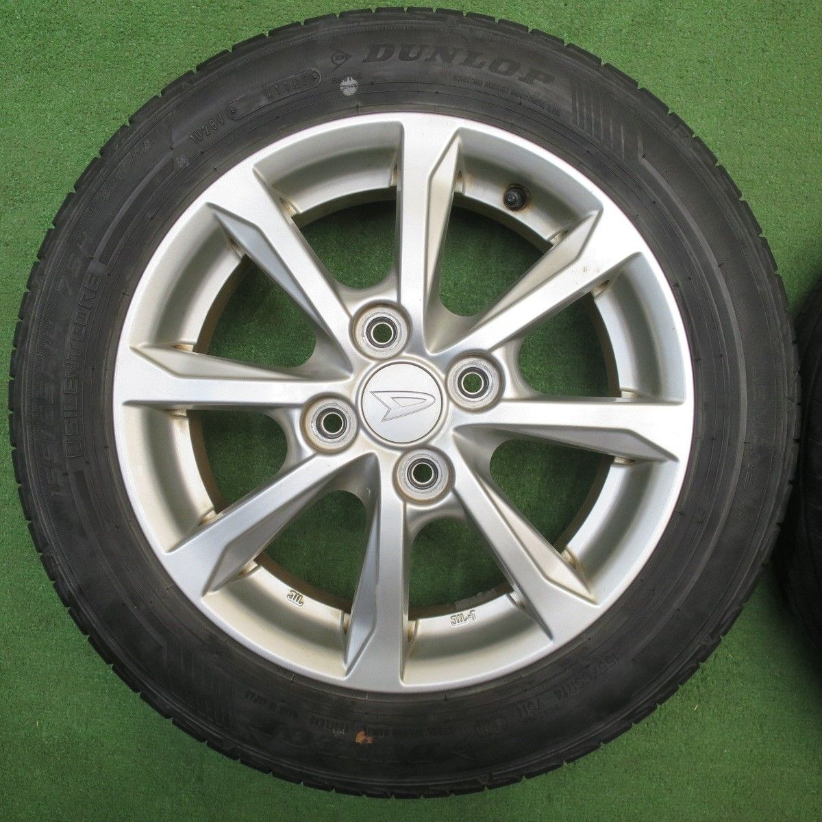 4本価格！23年☆ダイハツ ミライース 純正 155/65R14 ダンロップ LE