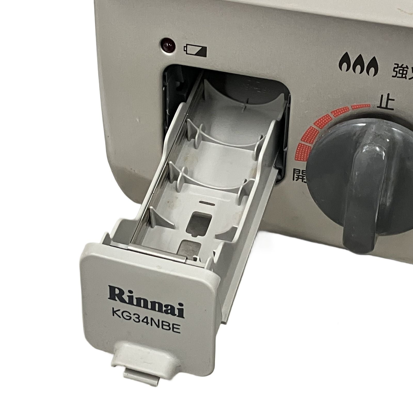 リンナイ　ガスコンロ　KG34NBEL　2020年製　中古品 リンナイ KG34NBEL グリル付ガステーブル 都市ガス用 2020年製