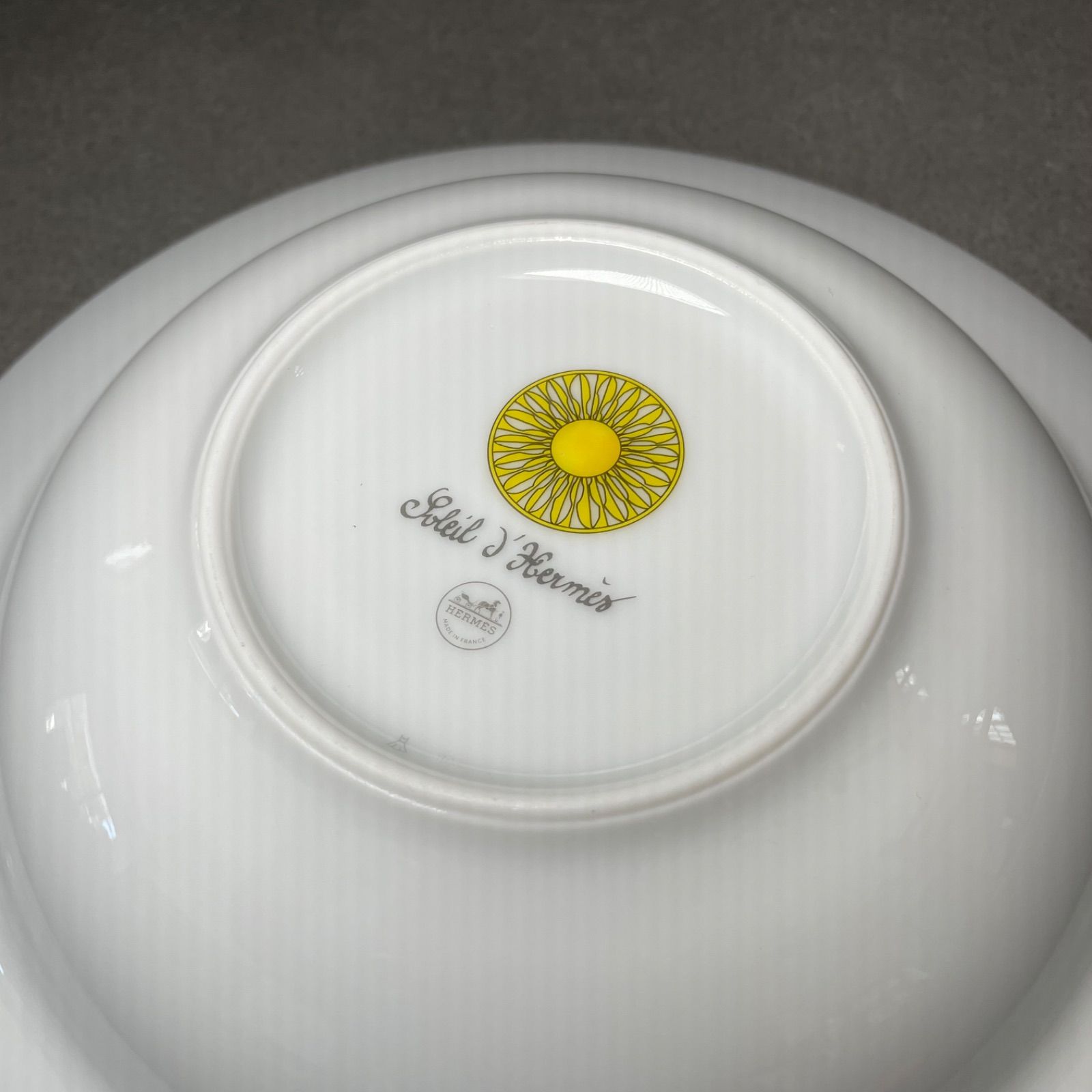 未使用 エルメス ソレイユ ドゥ パスタプレート 24cm 2枚セッ 皿 食器 