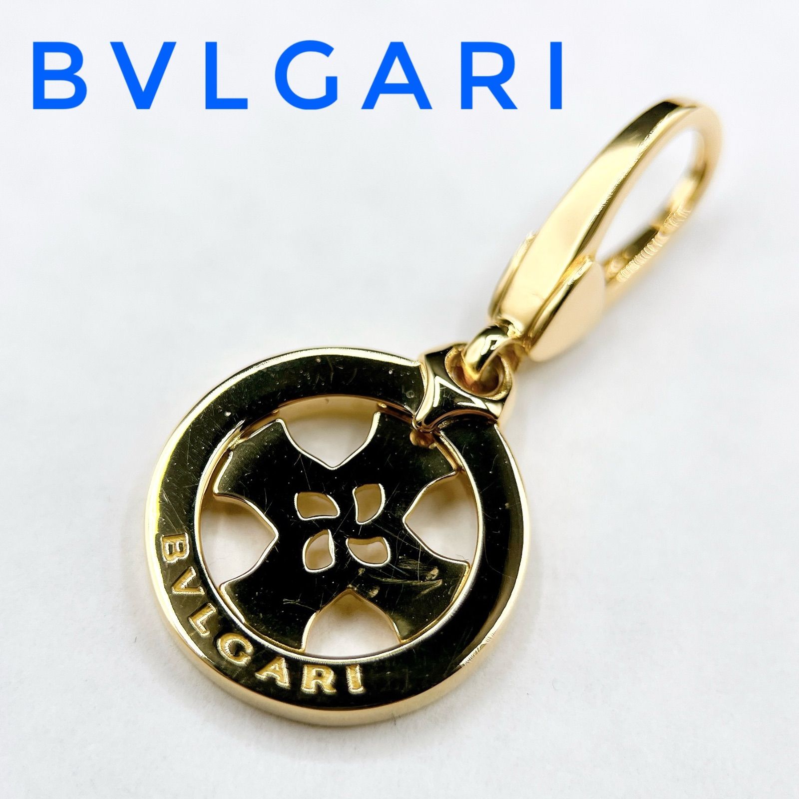 美品?BVLGARI トンドクロス イエローゴールド ペンダントトップ Y 