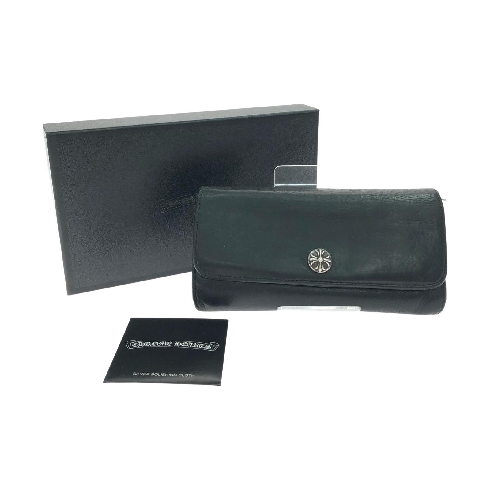 CHROME クロムハーツ ジュディ BLK ウォレット 財布 CHROME HEARTS