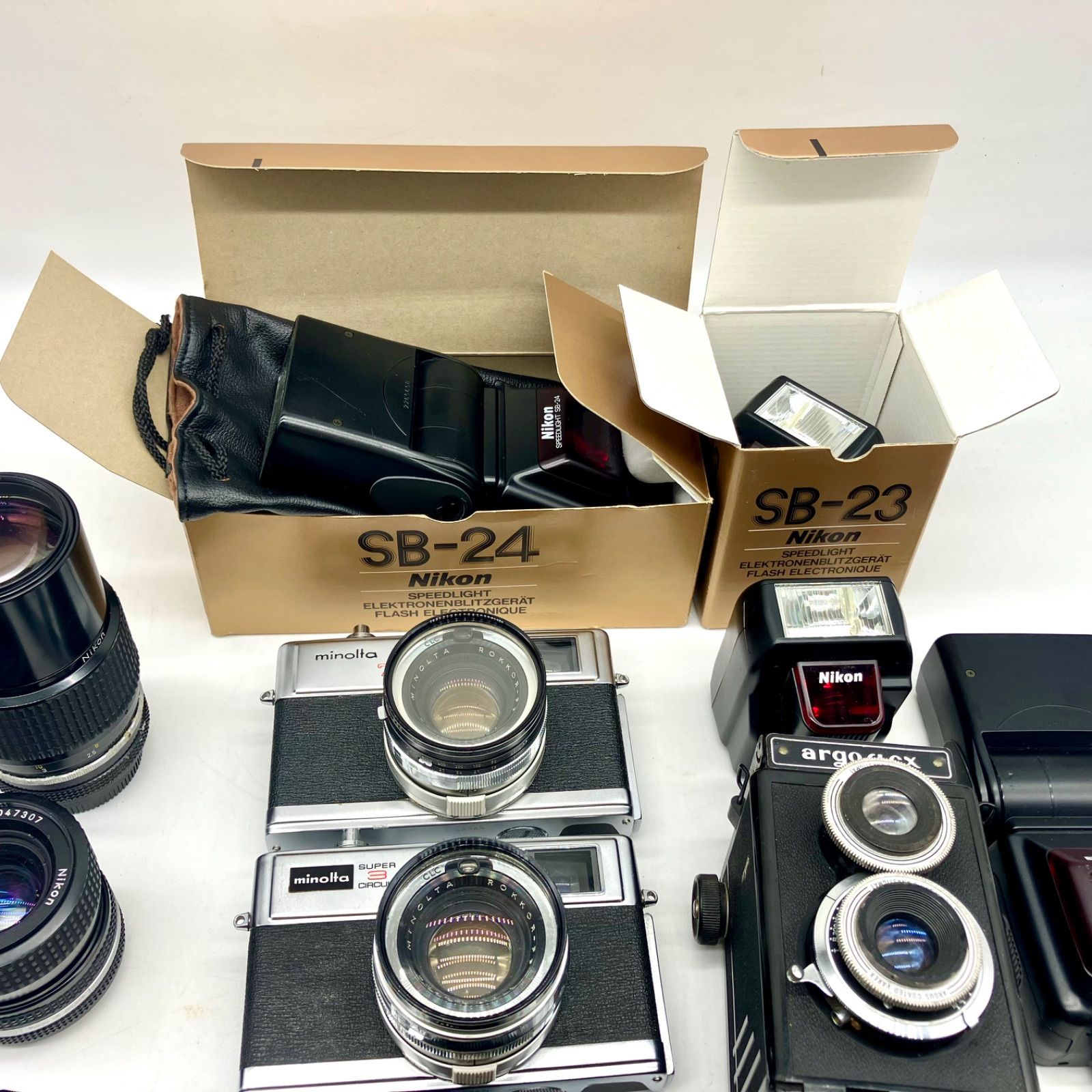 TB413【まとめ売り】フィルムカメラ 二眼レフ レンズ セット - メルカリ