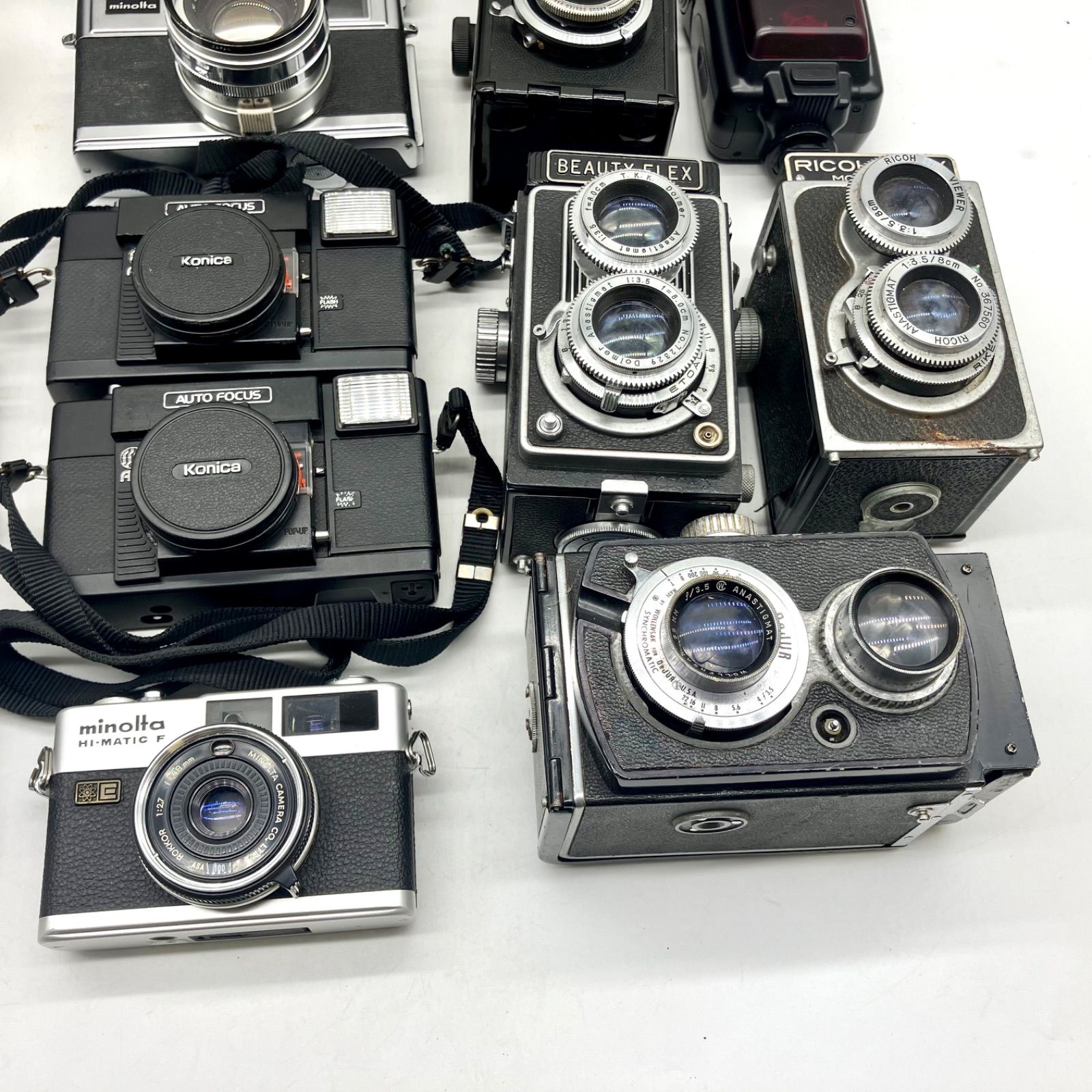 二眼レフカメラ　他　全4台まとめ売り TB413【まとめ売り】フィルムカメラ 二眼レフ レンズ セット - メルカリ