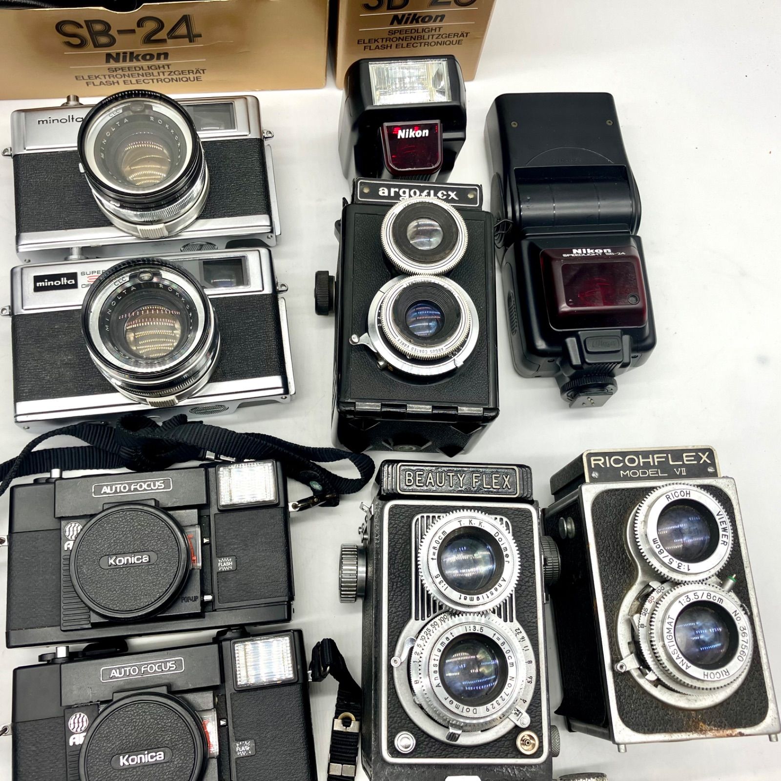 TB413【まとめ売り】フィルムカメラ 二眼レフ レンズ セット - メルカリ