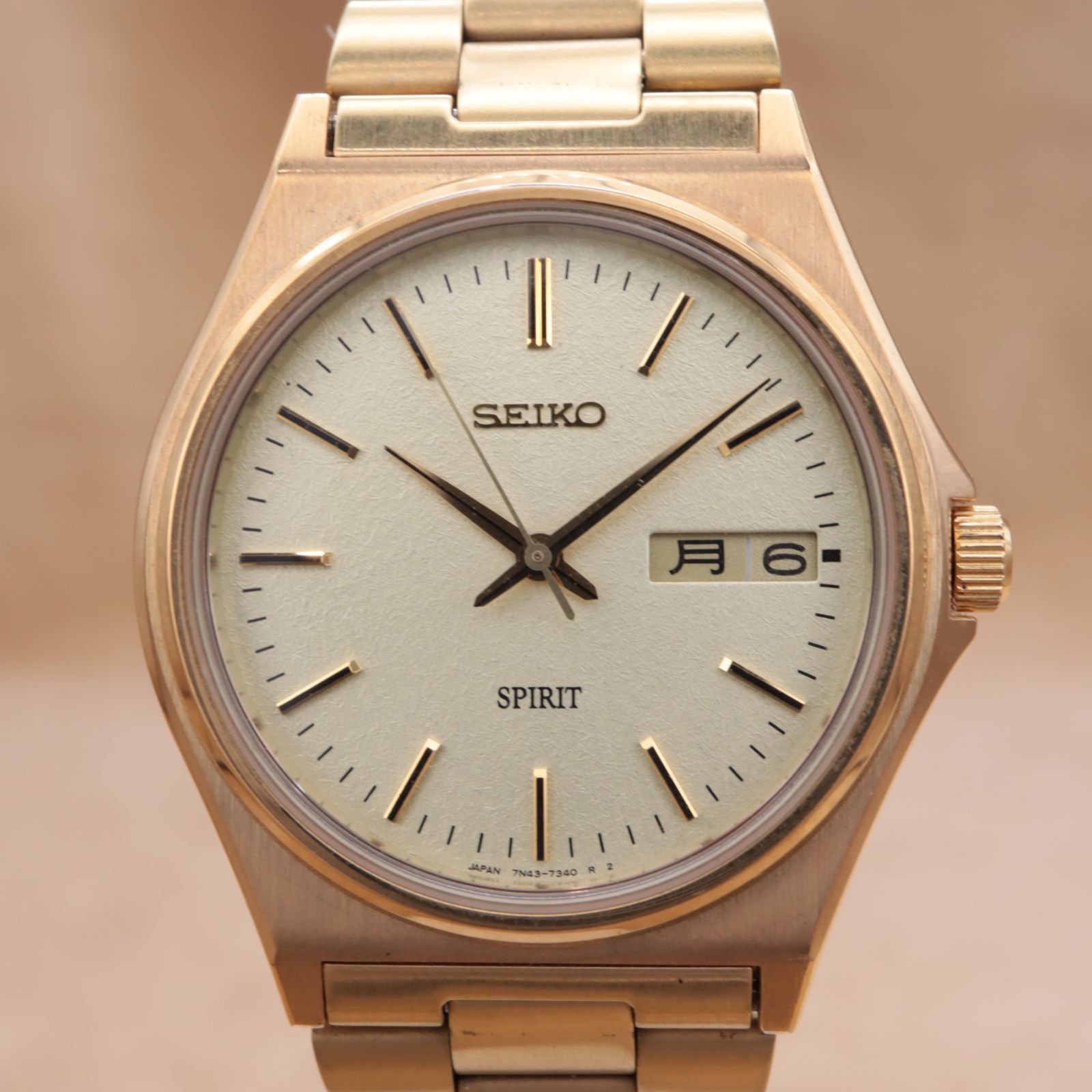 セイコー スピリット 7N43-7180 SEIKO SPIRIT ゴールド メタル メンズ