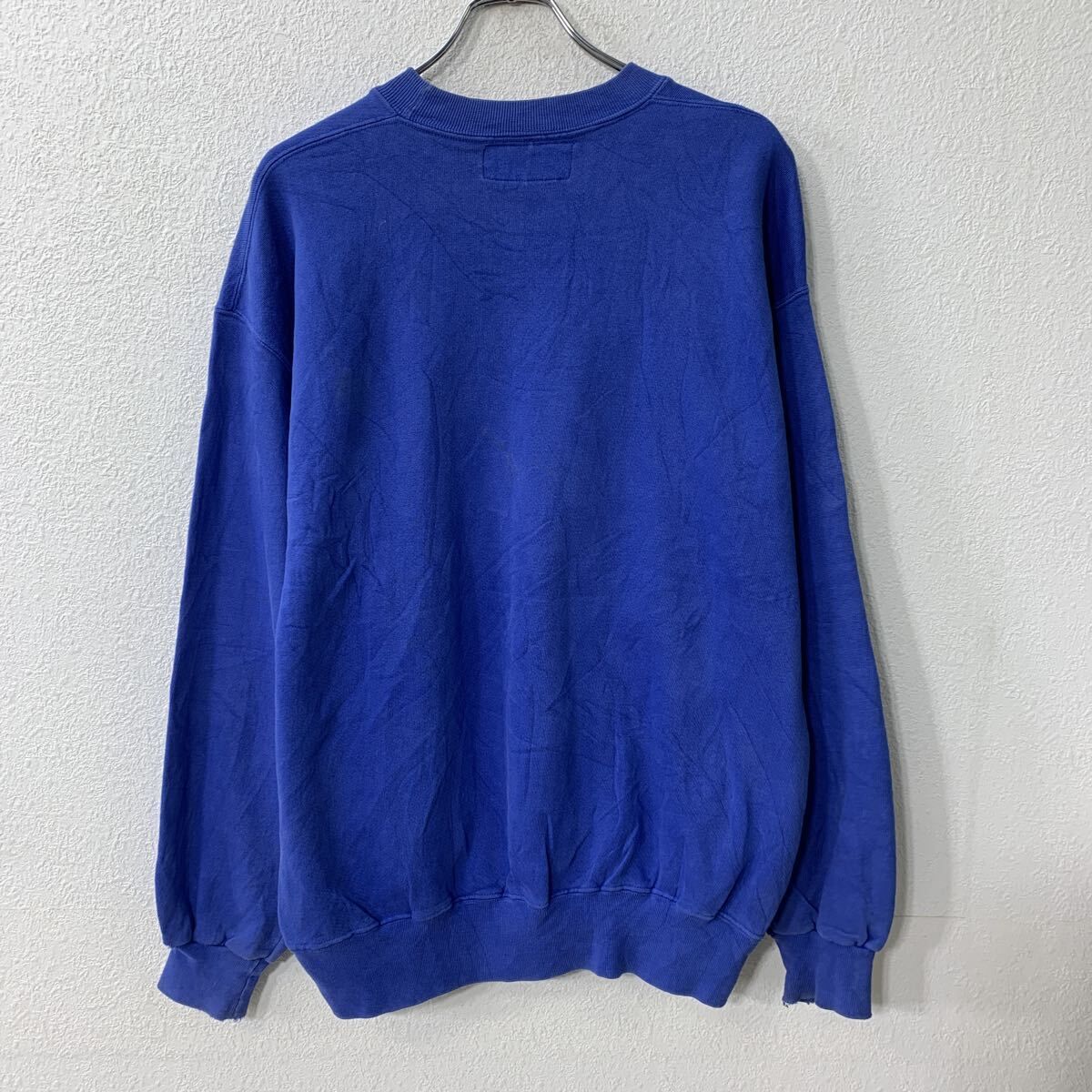 90s USA製 RUSSELL ATHLETIC 無地スウェット トレーナー L ブルー 