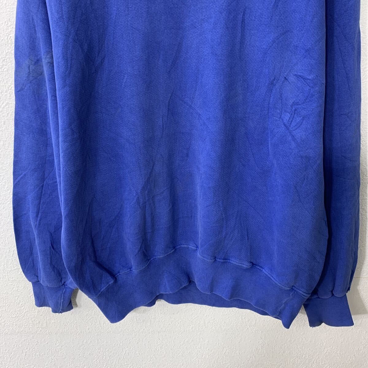 90s USA製 RUSSELL ATHLETIC 無地スウェット トレーナー L ブルー 