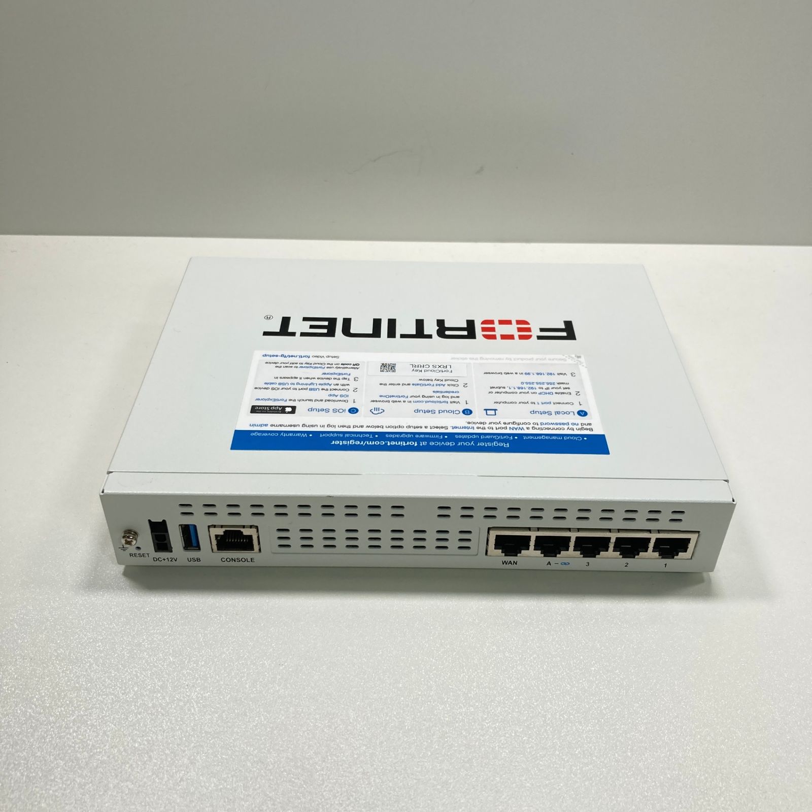 【中古】 FortiGate 40F（初期化済み） 中古】FortiGate 40F (初期化済) 7日間保証 - メルカリ