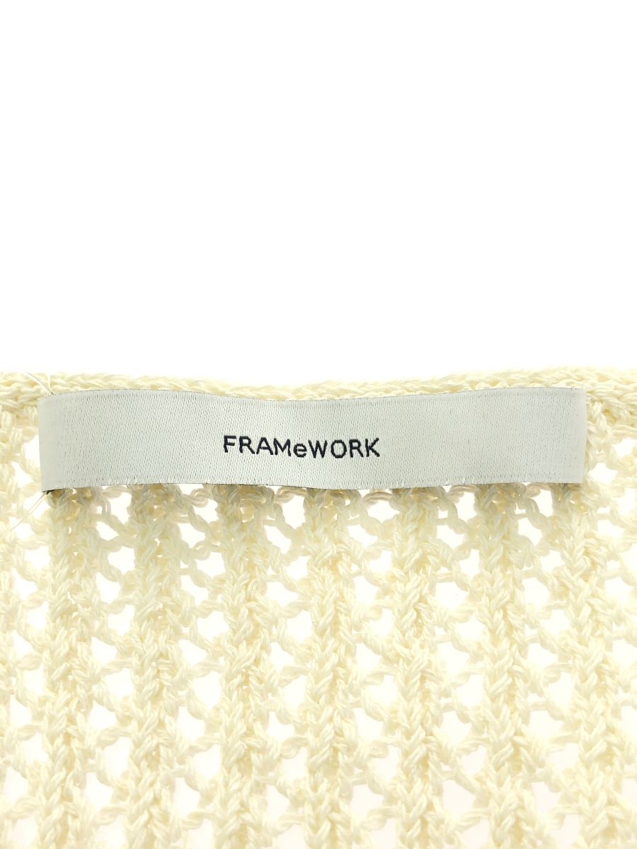 FRAMeWORK (フレームワーク) ハーフスリーブメッシュプルオーバー