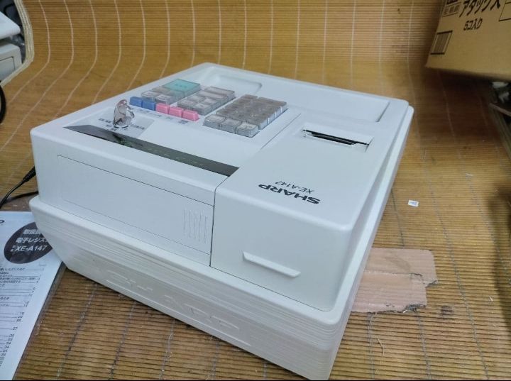 シャープレジスター XE-A147 PC連携売上管理フル設定無料 433335