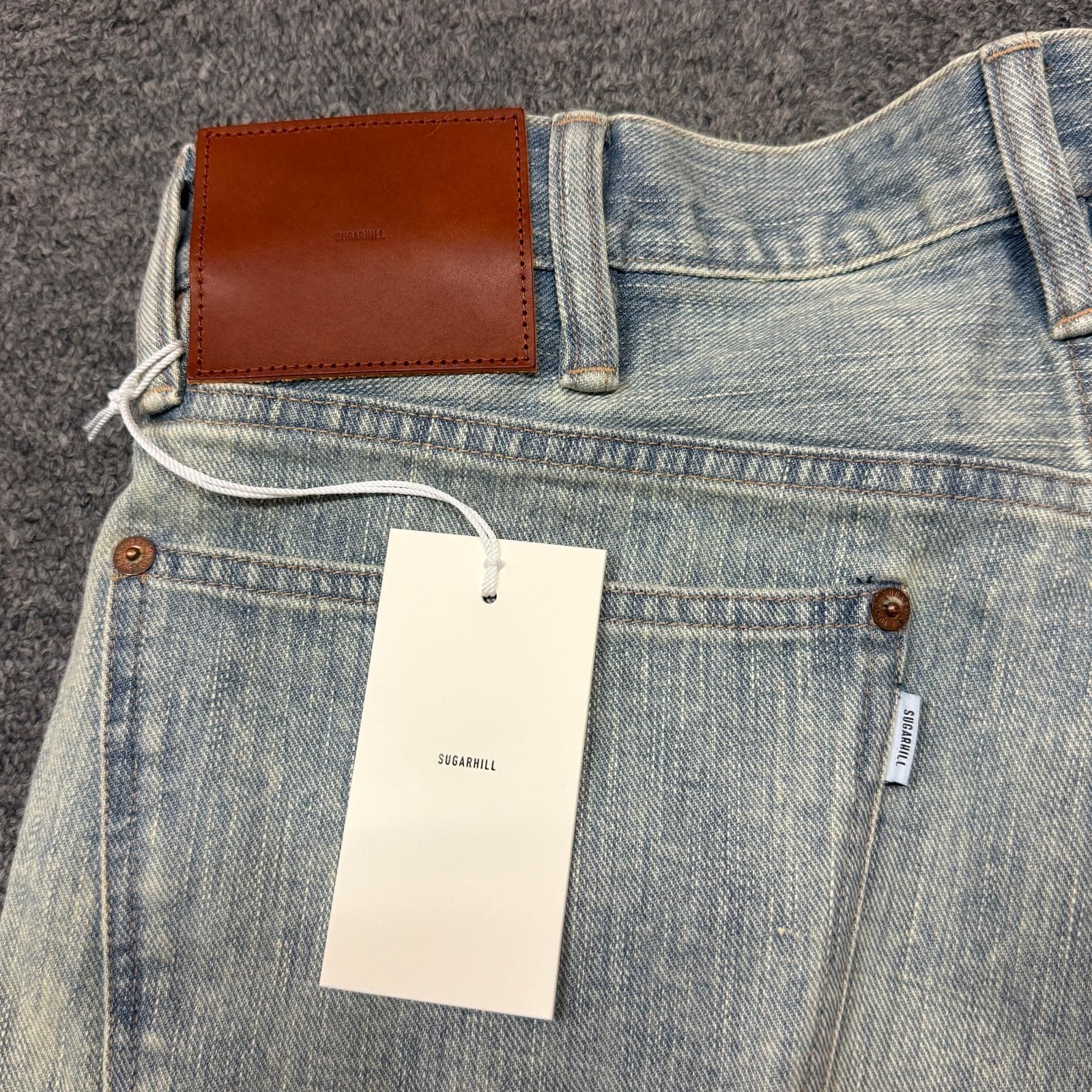 参考上代64800円 未使用 SUGARHILL DENIM TROUSERS デニムトラウザー