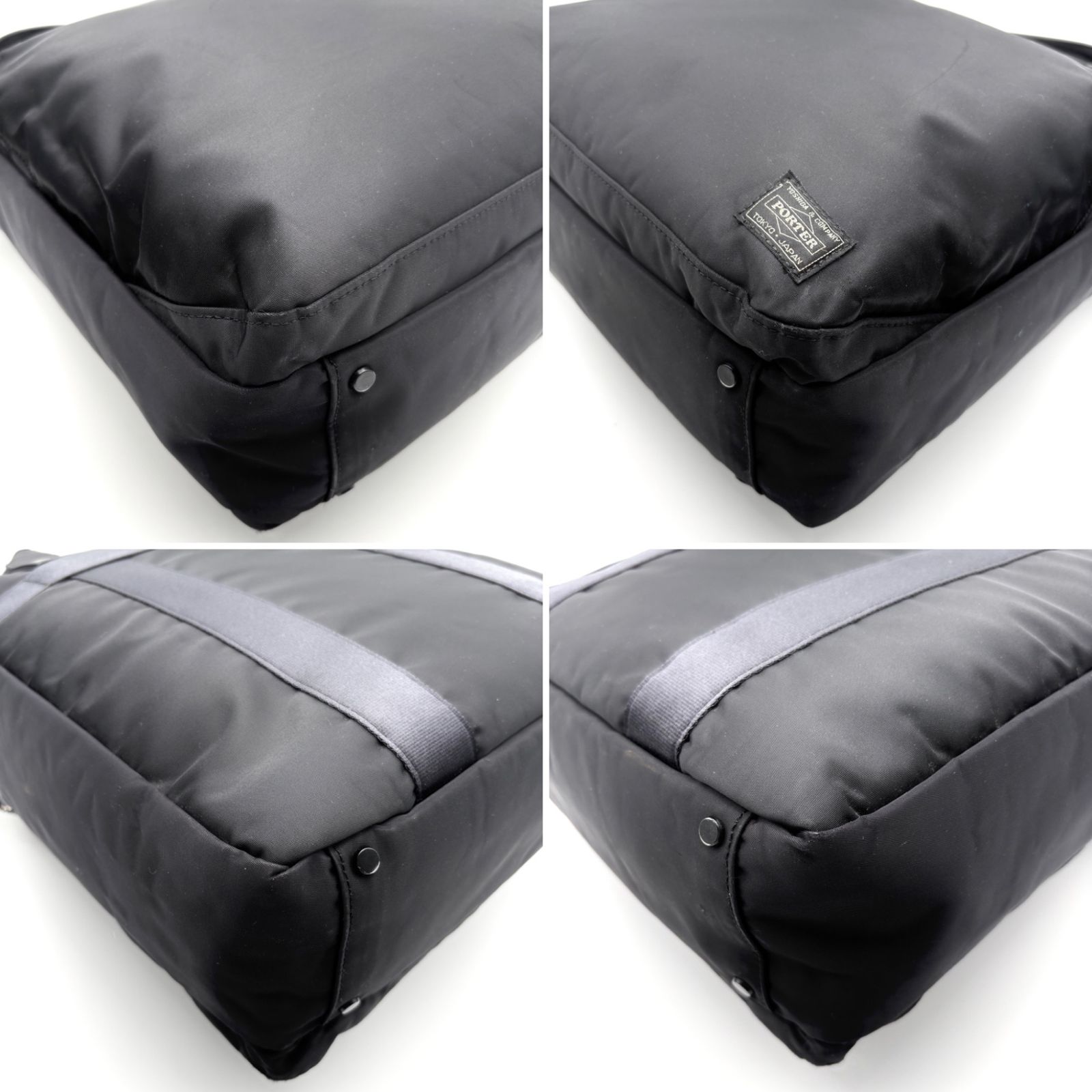 極美品 PORTER ポーター タイム TIME トートバッグ L コーデュラ 