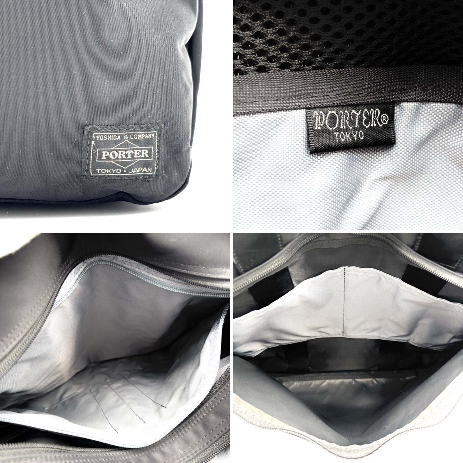 極美品 PORTER ポーター タイム TIME トートバッグ L コーデュラ 