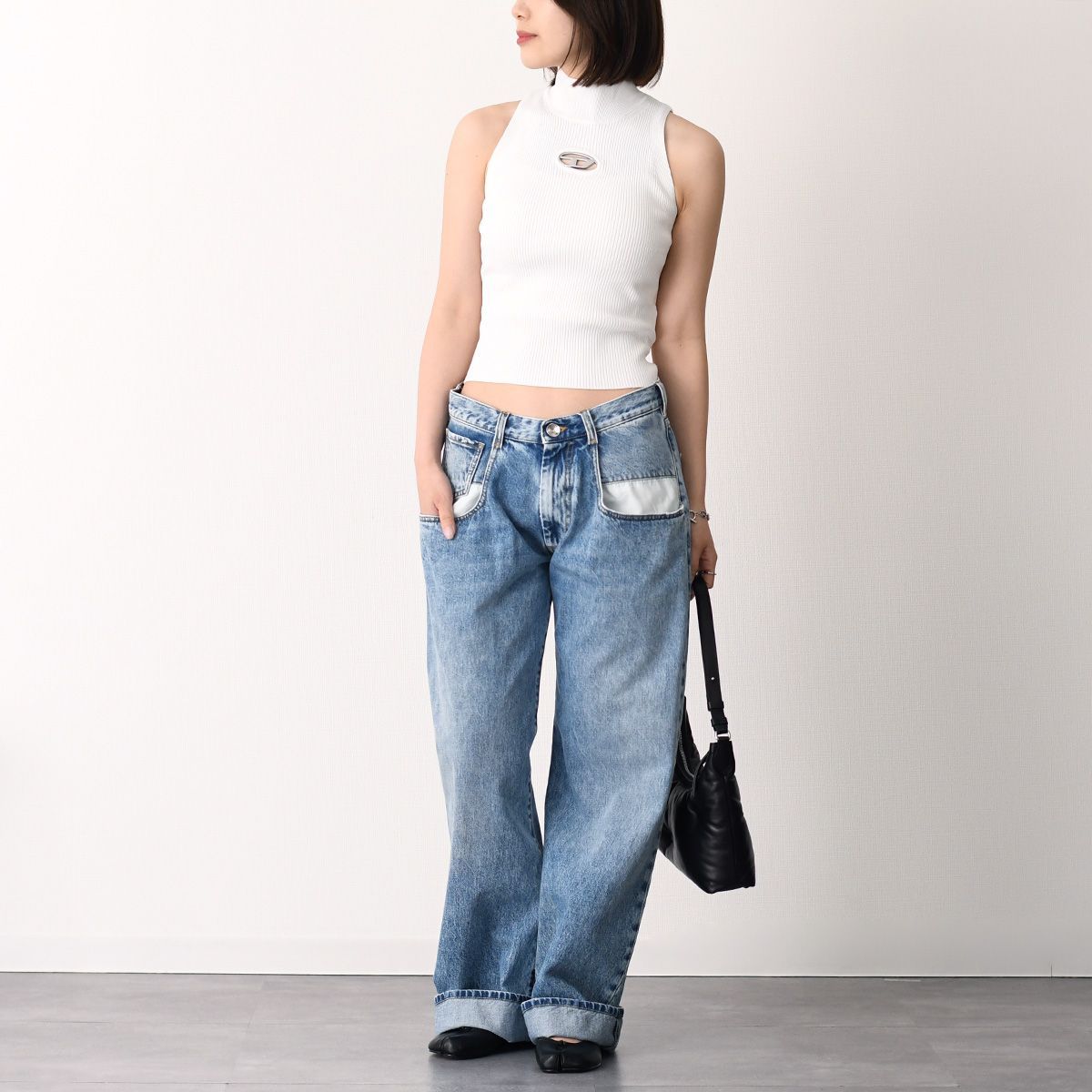 diesel トップス　ノースリーブ DIESEL（ディーゼル） ノースリーブ トップス T-LYNYS-OD タンクトップ