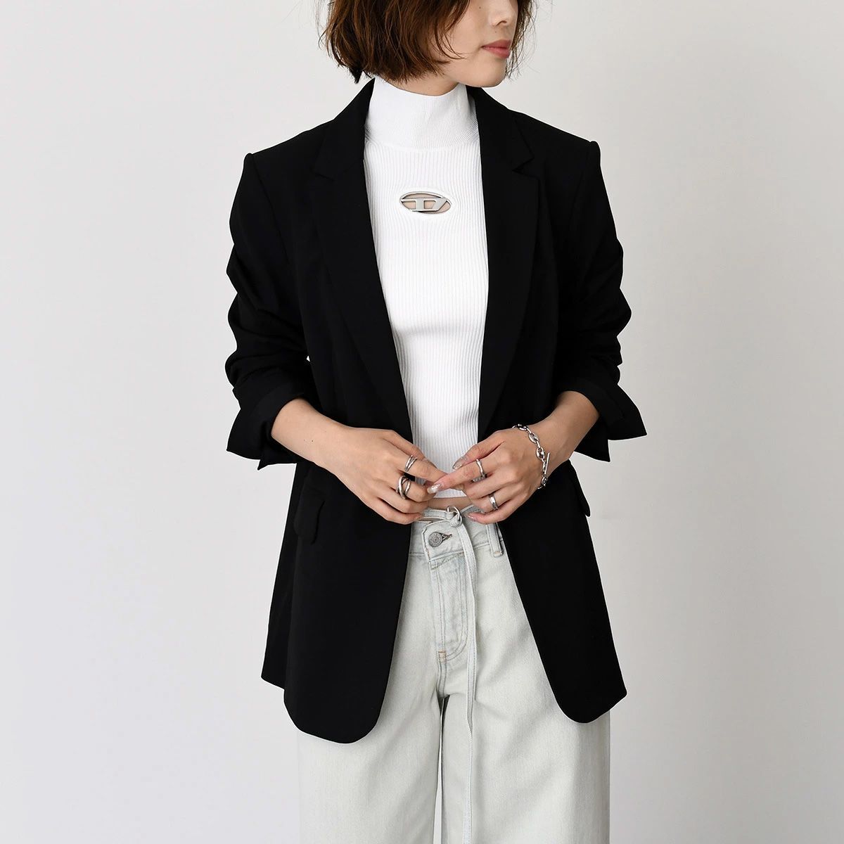 DIESEL ディーゼル トップス M-ONERVAX-TOP ノースリーブトップ A13020