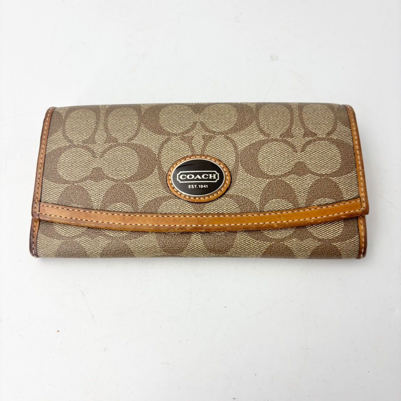 COACH コーチ 長財布 2つ折り シグネチャー 1919 - メルカリ