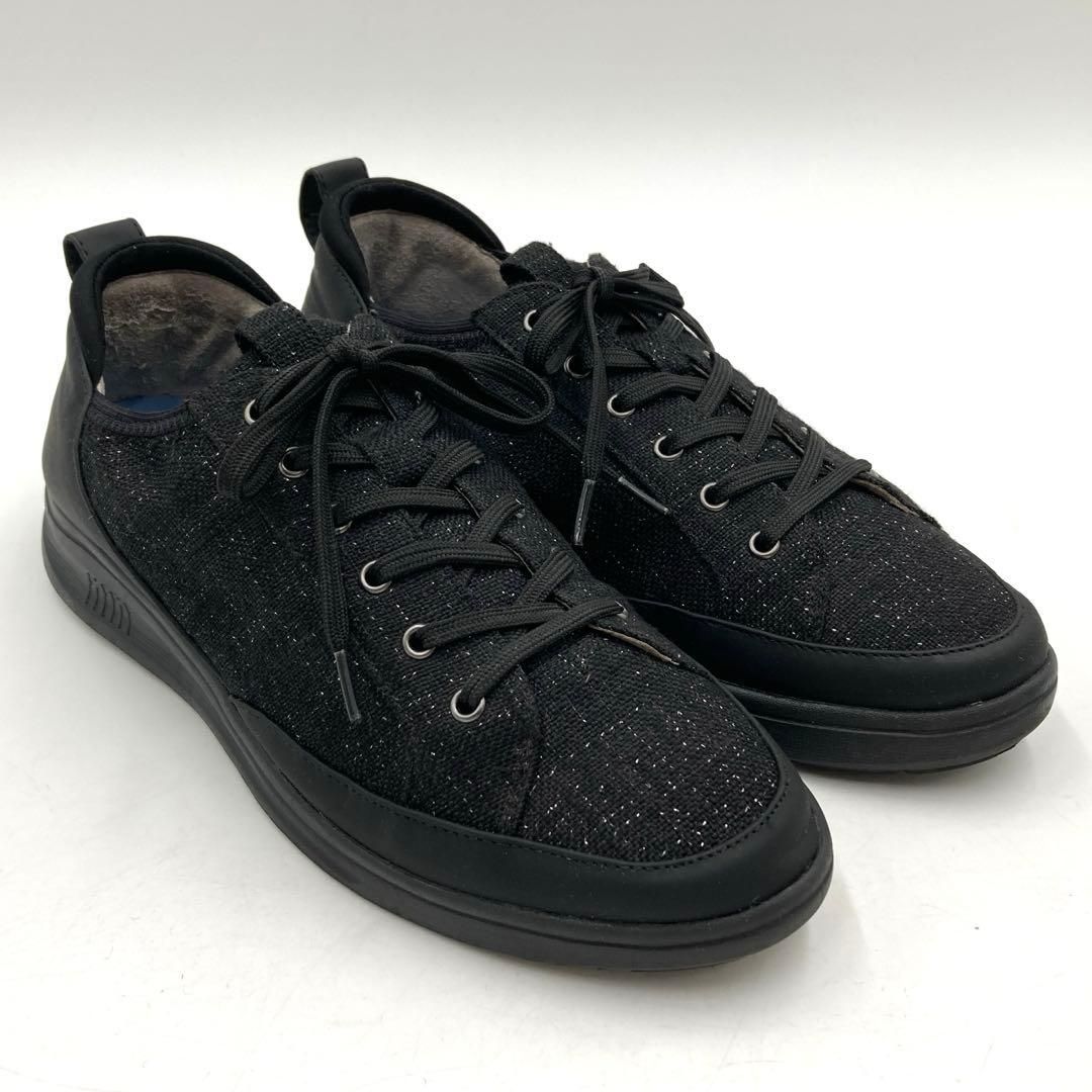美品　fitfit フィットフィットfitForme スニーカー　24 fitForme fitfit スニーカー 24.0cm ブラック レディース フィット