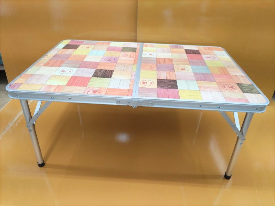 美品】コールマン ナチュラルモザイク リビングテーブル90プラス（01 