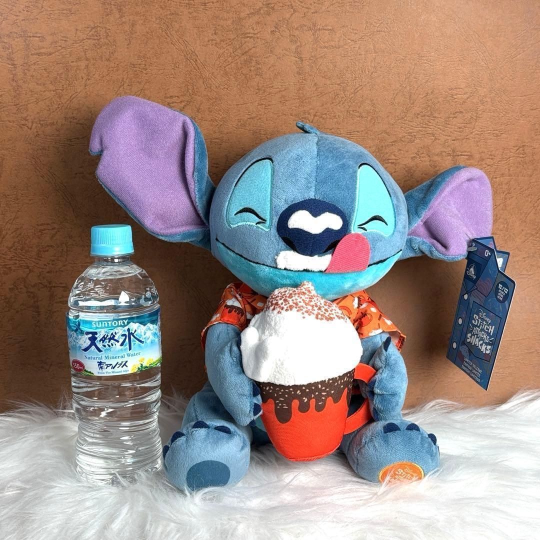 レア【スティッチ】ぬいぐるみ30㎝ ALOHA ココア USディズニーストア 