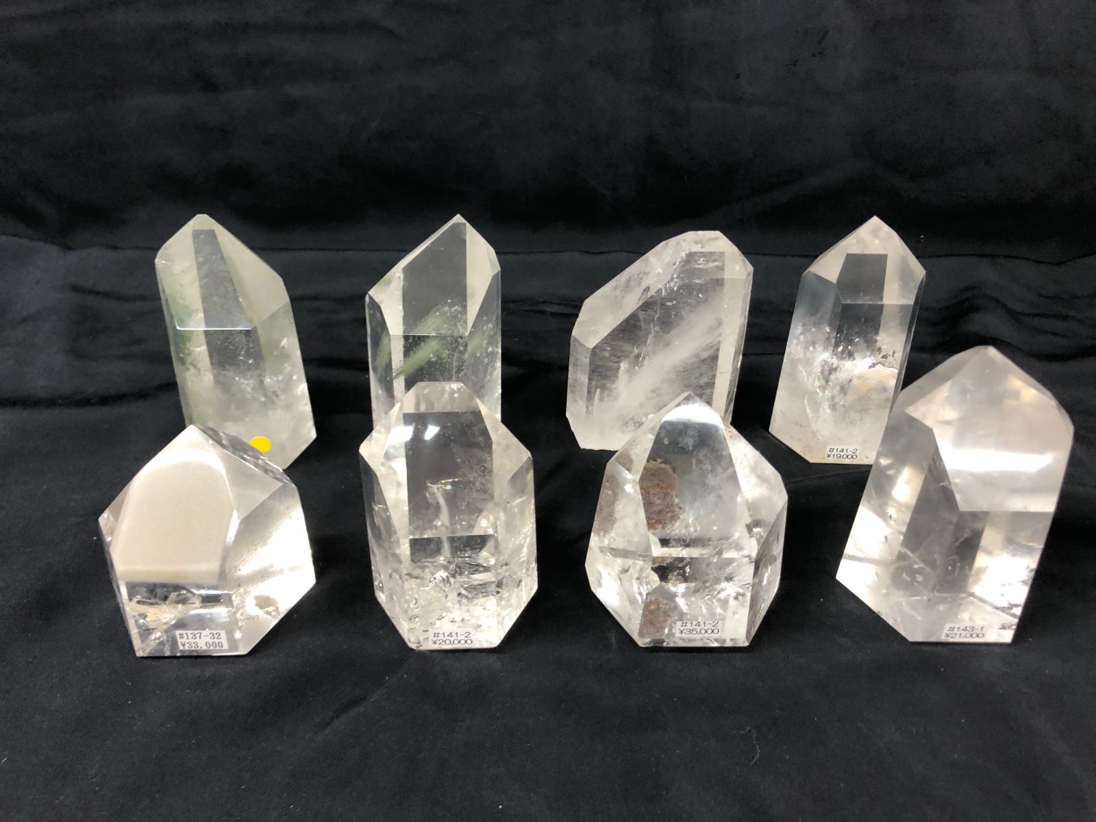  天然水晶ポイントBOX|コリント産 壁掛け時計 置物 インテリア小物