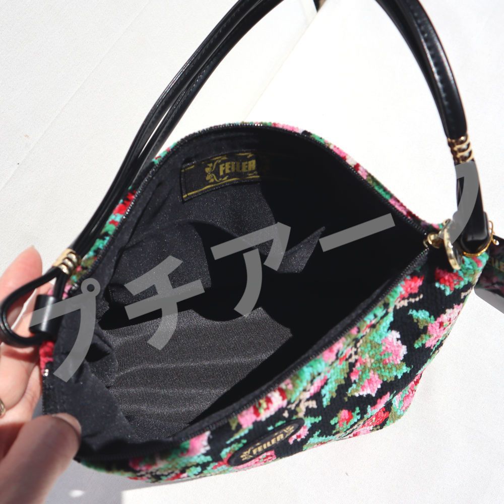 フェイラー ギフト込み バッグ リアローズ（小）薔薇 バラ LIA-8387L 