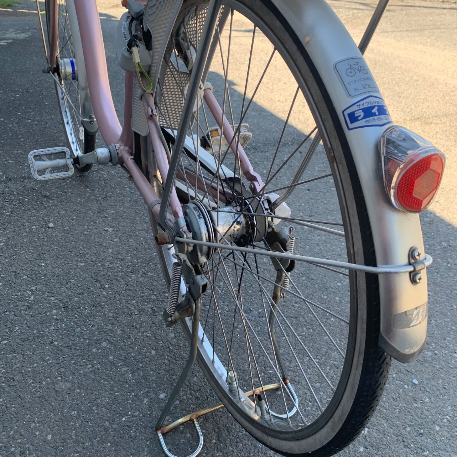 ◯引き取り限定 ブリヂストン 自転車 26インチ ローズピンク
