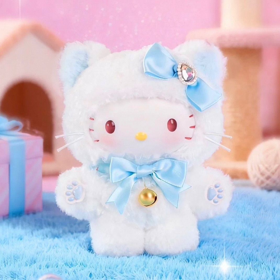 海外限定 サンリオ ハローキティ ぬいぐるみキーホルダー マスコット
