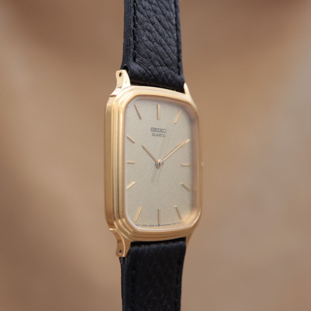 セイコー 9021-5090 SEIKO ゴールド レクタン クォーツ ヴィンテージ