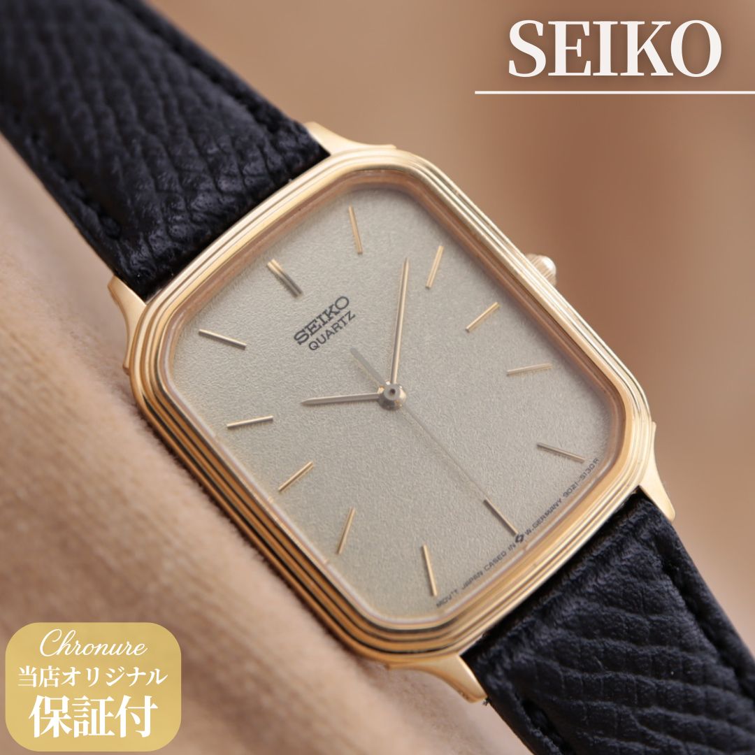 セイコー 9021-5090 SEIKO ゴールド レクタン クォーツ ヴィンテージ