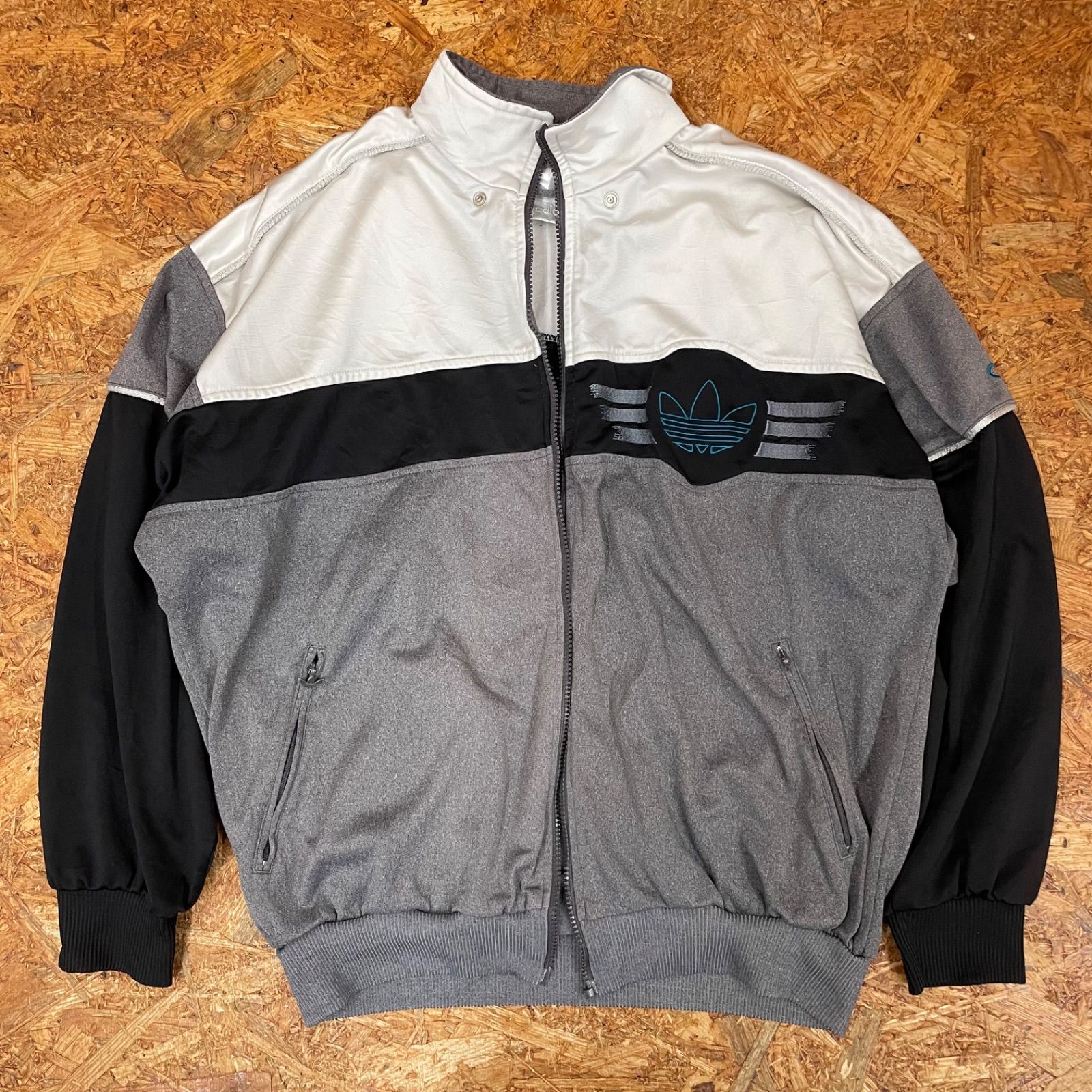 90s adidas トラックジャケット M アディダス 90年代 トレフォイル 
