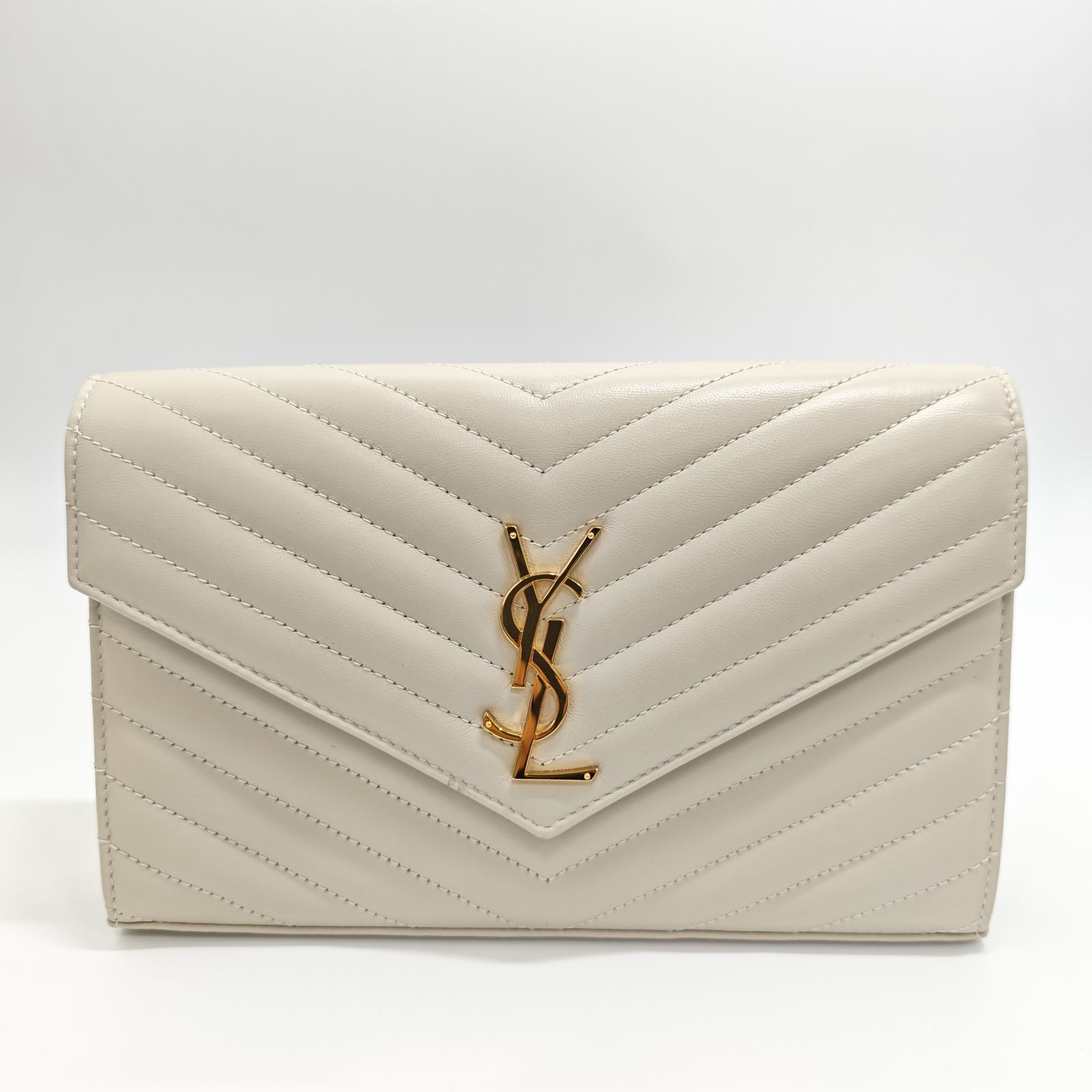 中古】YSL カサンドラ エンベロープ チェーンウォレット - メルカリ