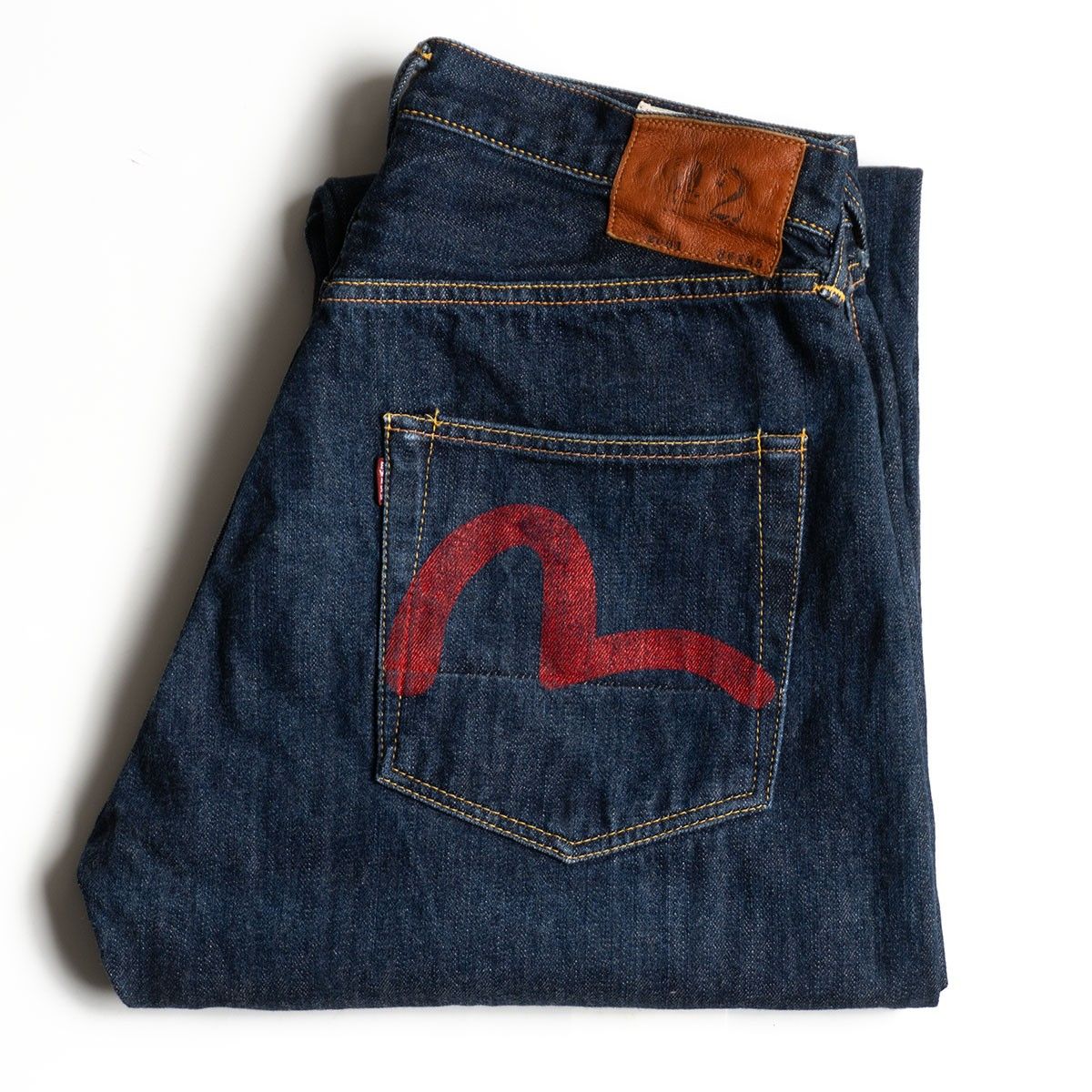 美品/濃紺】EVISU 【LOT.2001 デニムパンツ】36×35 エビス ジーンズ 