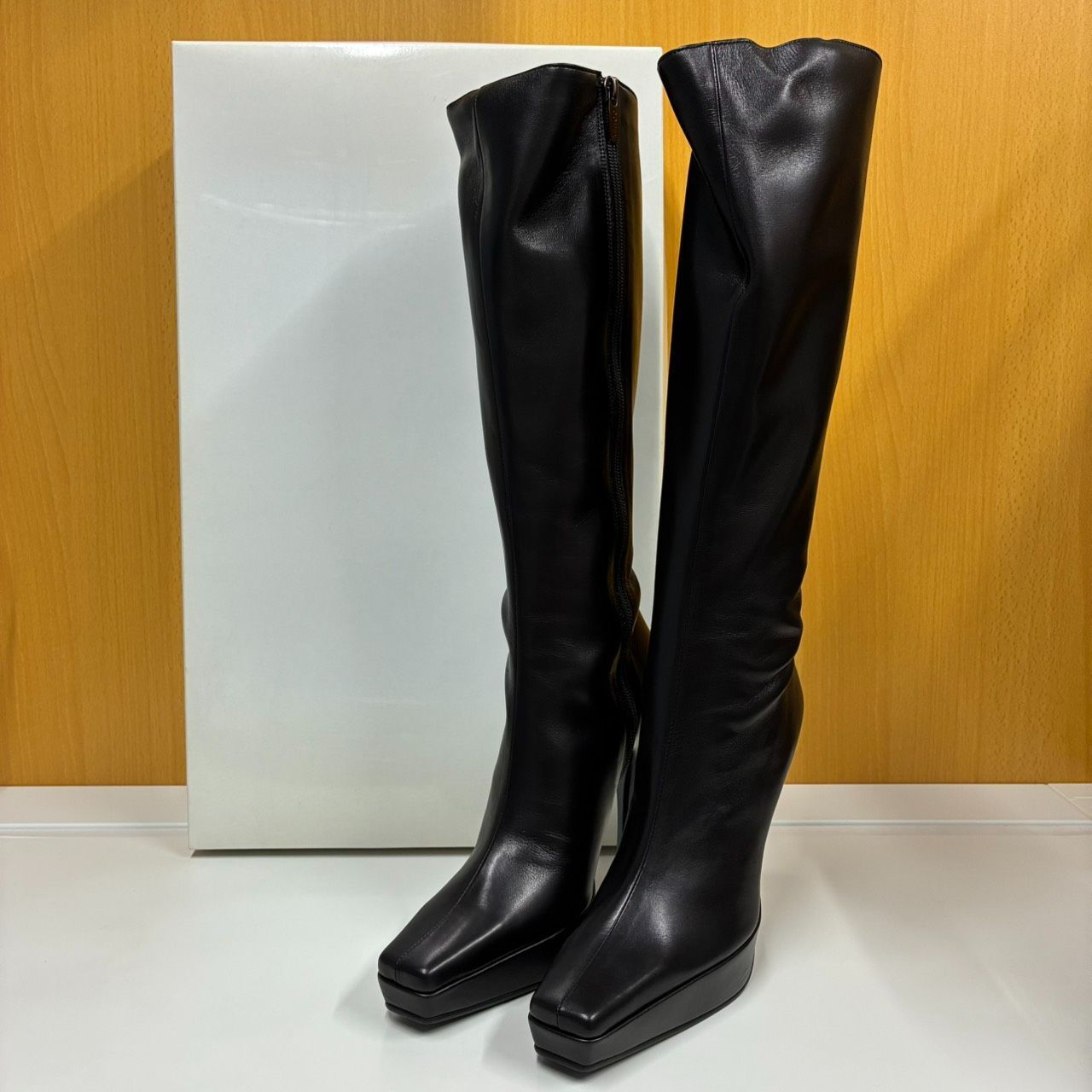 コメックス COMEX ニーハイブーツ ピンヒールブーツ ロングブーツ 22.5 