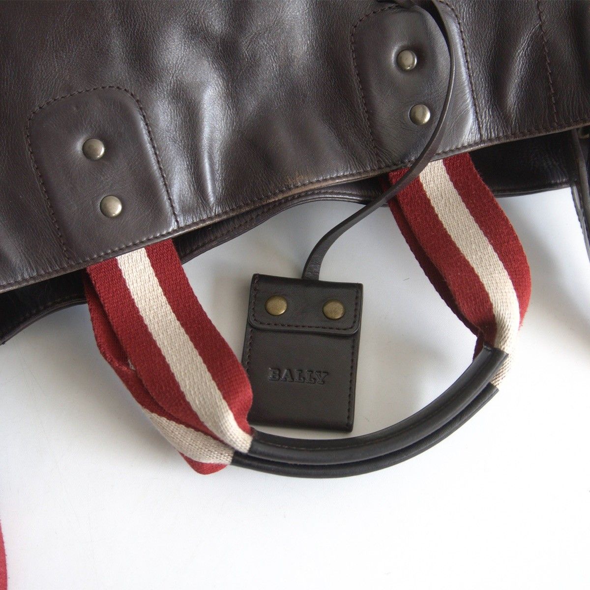 BALLY バリー トレインスポッティング 2way トートバッグ ブラウン 美