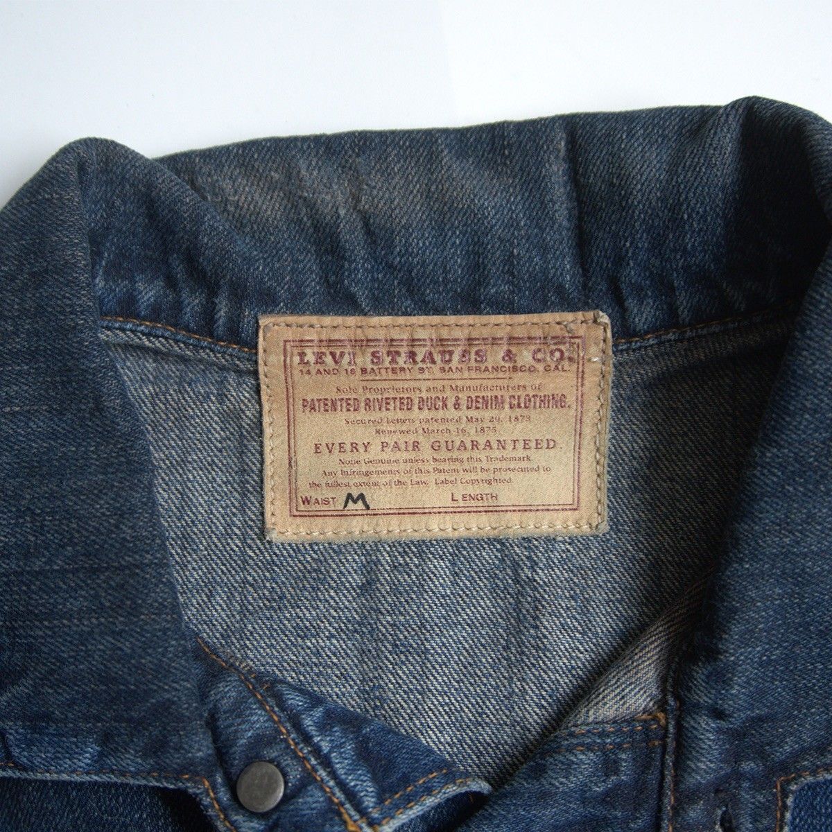 Dead stock/希少モデル】LEVI'S VINTAGE CLOTHING【Closed Front