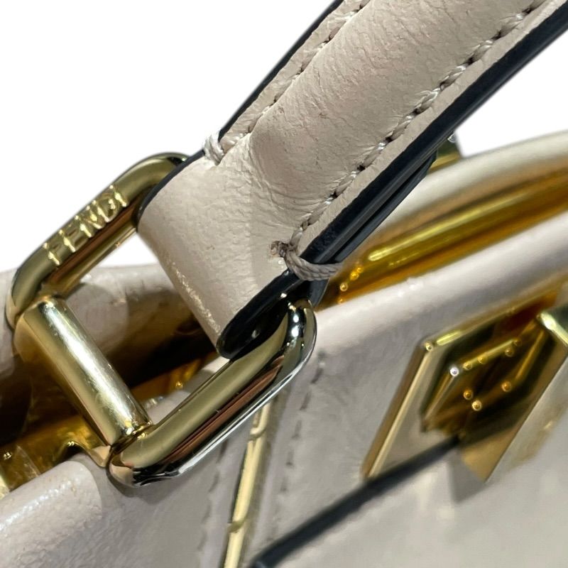 フェンディ FENDI ピーカーブーミニ 8BN244 アイボリー レザー