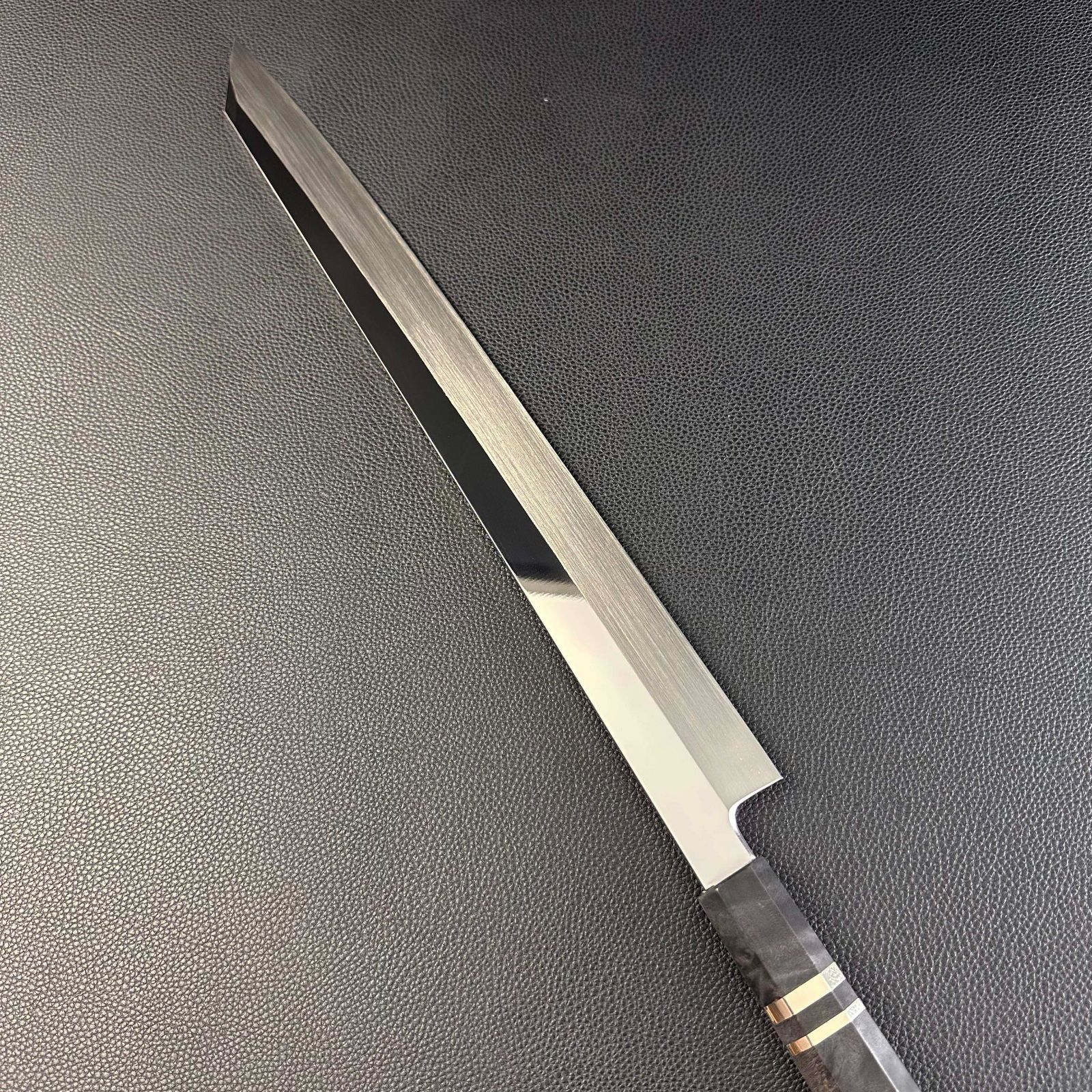 受注製作】鮨職人特注モデル 切付柳刃包丁 刺身包丁 尺二（刃渡り360mm