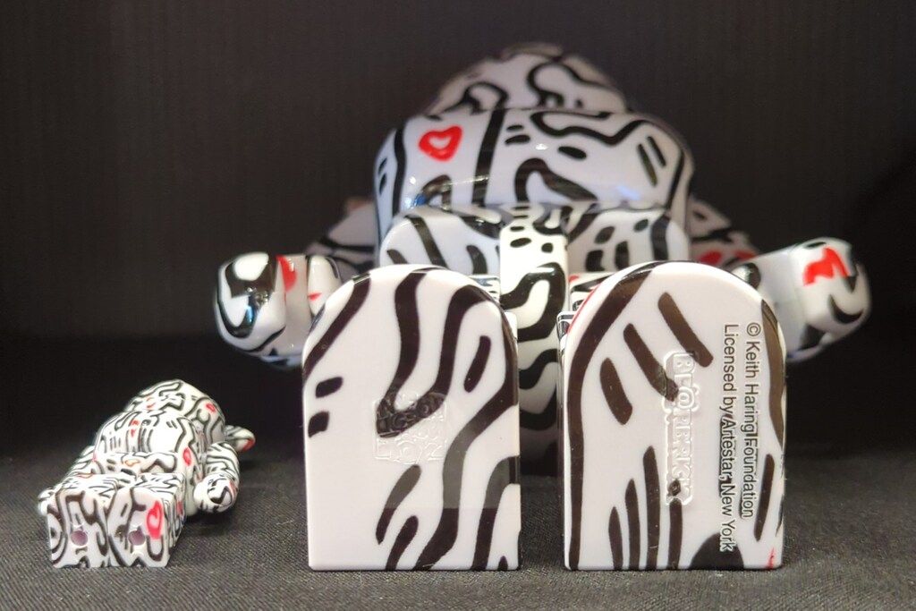MEDICOMTOY BE@RBRICK KEITH HARING #8 100%&400% - メルカリ