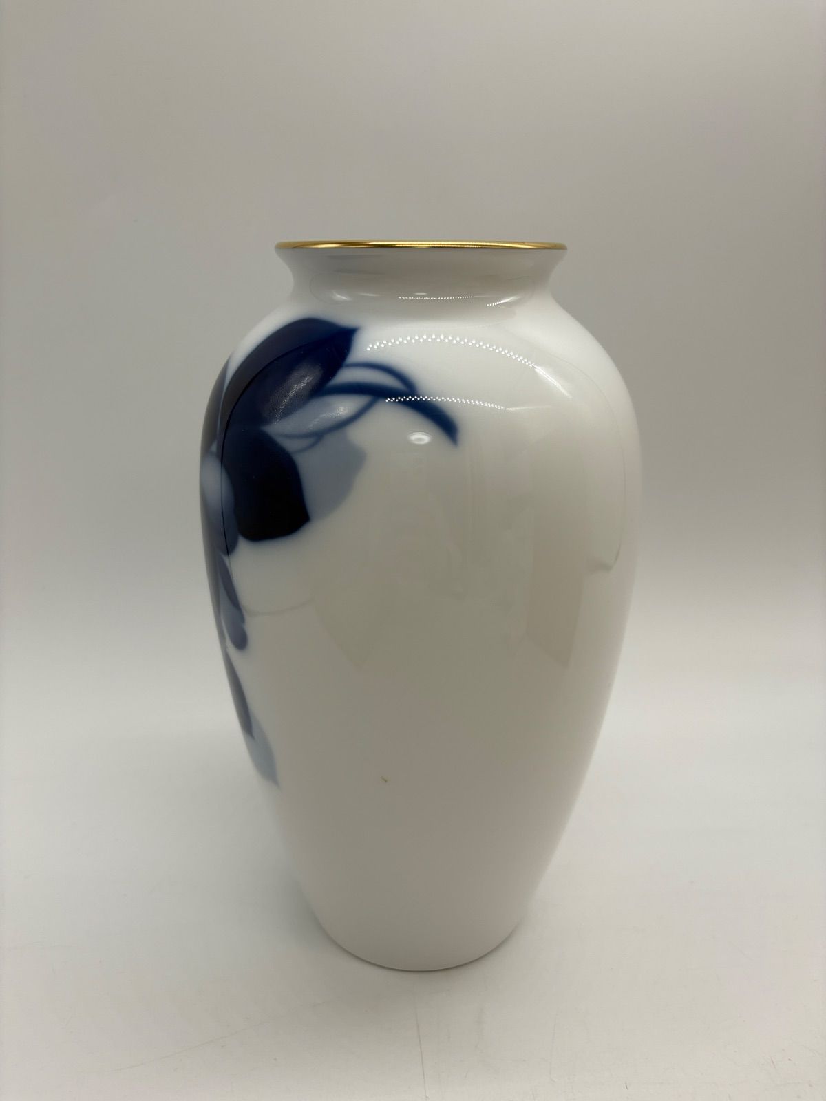 大倉陶園 ブルーローズ 花器 フラワーベース B26040806 - メルカリ