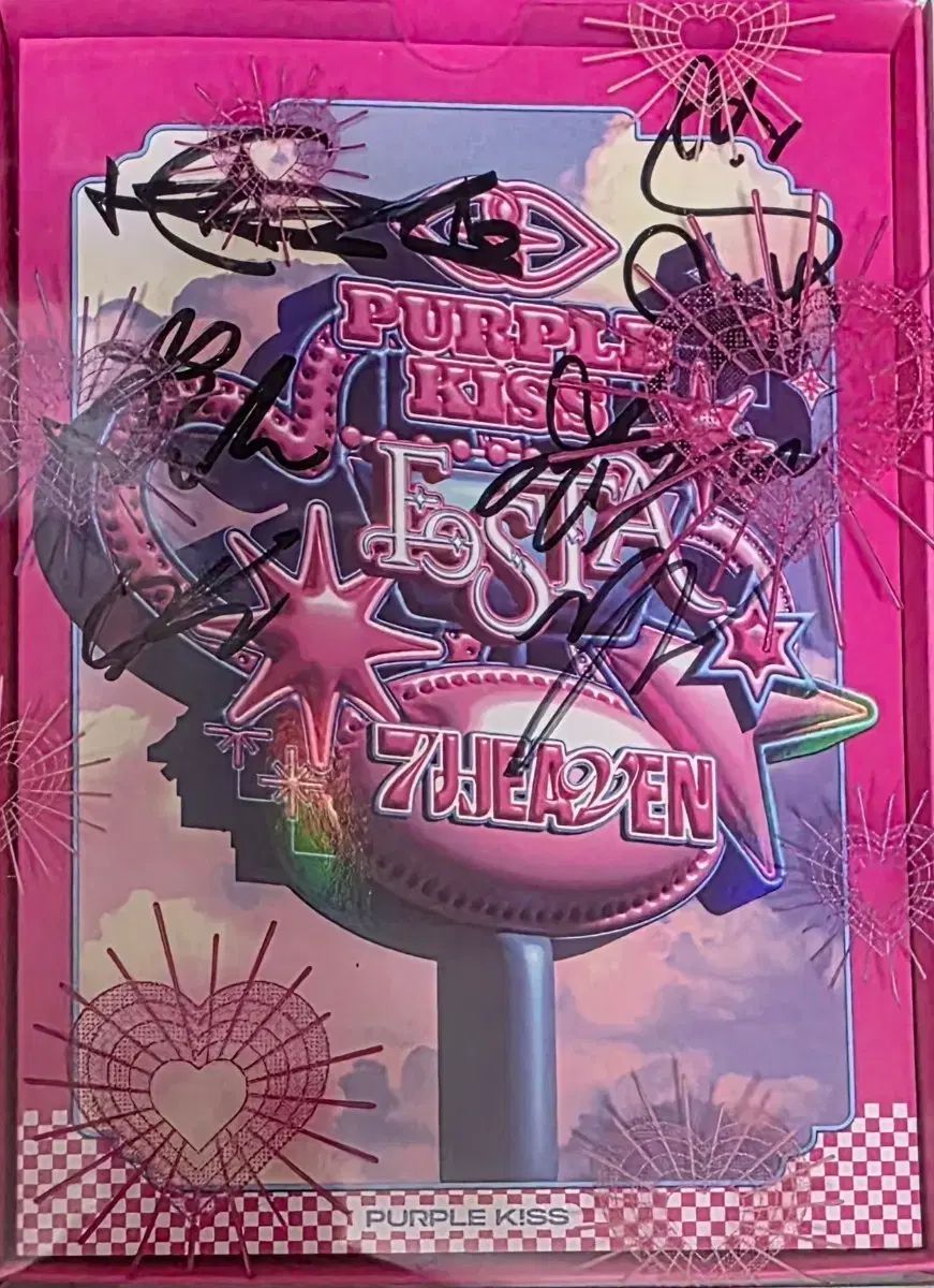 PURPLE KISS パープルキス サイン入り ミニアルバム 未開封 【公式通販】