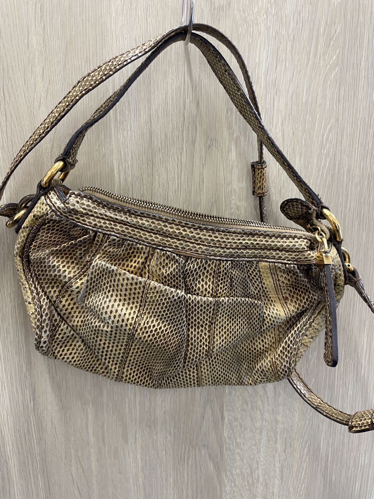 441301077302】DOLCE&GABBANA ドルガバ パイソン ショルダーバッグ 