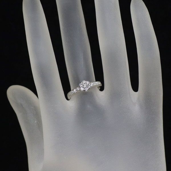 スタージュエリー Pt950 ダイヤモンド リング 0.35ct フラワー - メルカリ