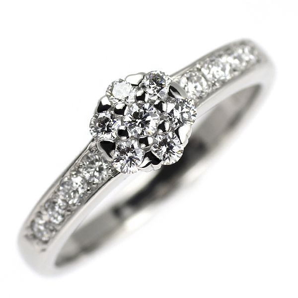 スタージュエリー Pt950 ダイヤモンド リング 0.35ct フラワー - メルカリ