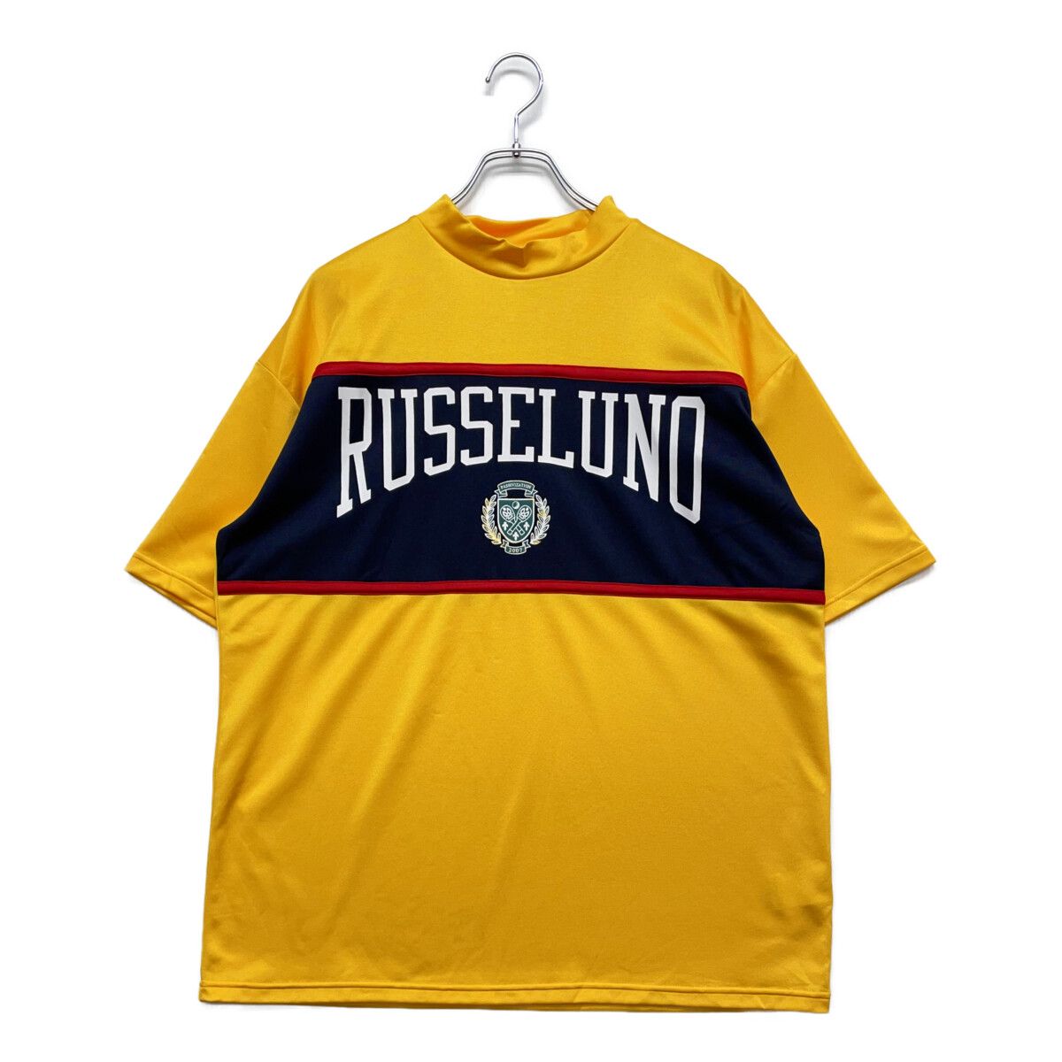中古 メンズ ラッセルノ RUSSELUNO 半袖シャツ 5(L) 黄色 イエロー