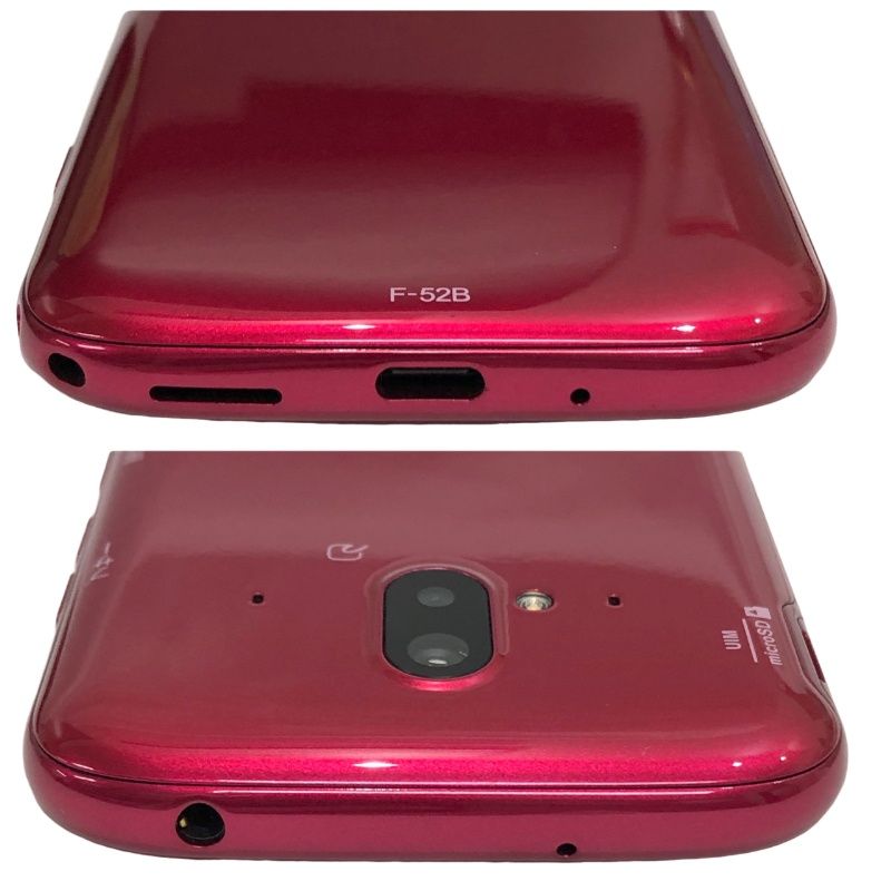 極美品 docomo らくらくスマートフォン F-52B レッド 赤 64G 【公式通販】