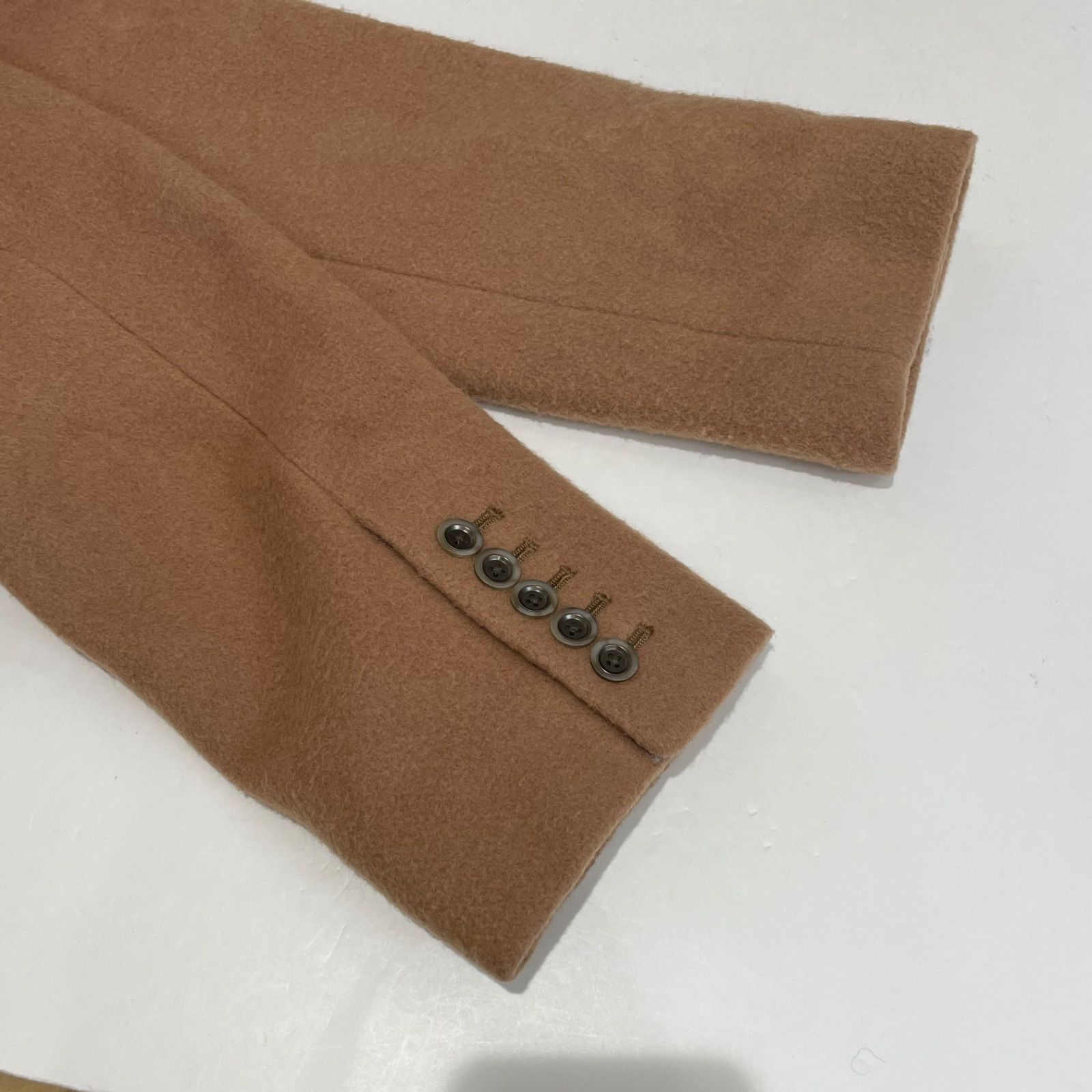AMERI アメリ UNDRESSED BACK PLEATS COAT ロングコート キャメル 
