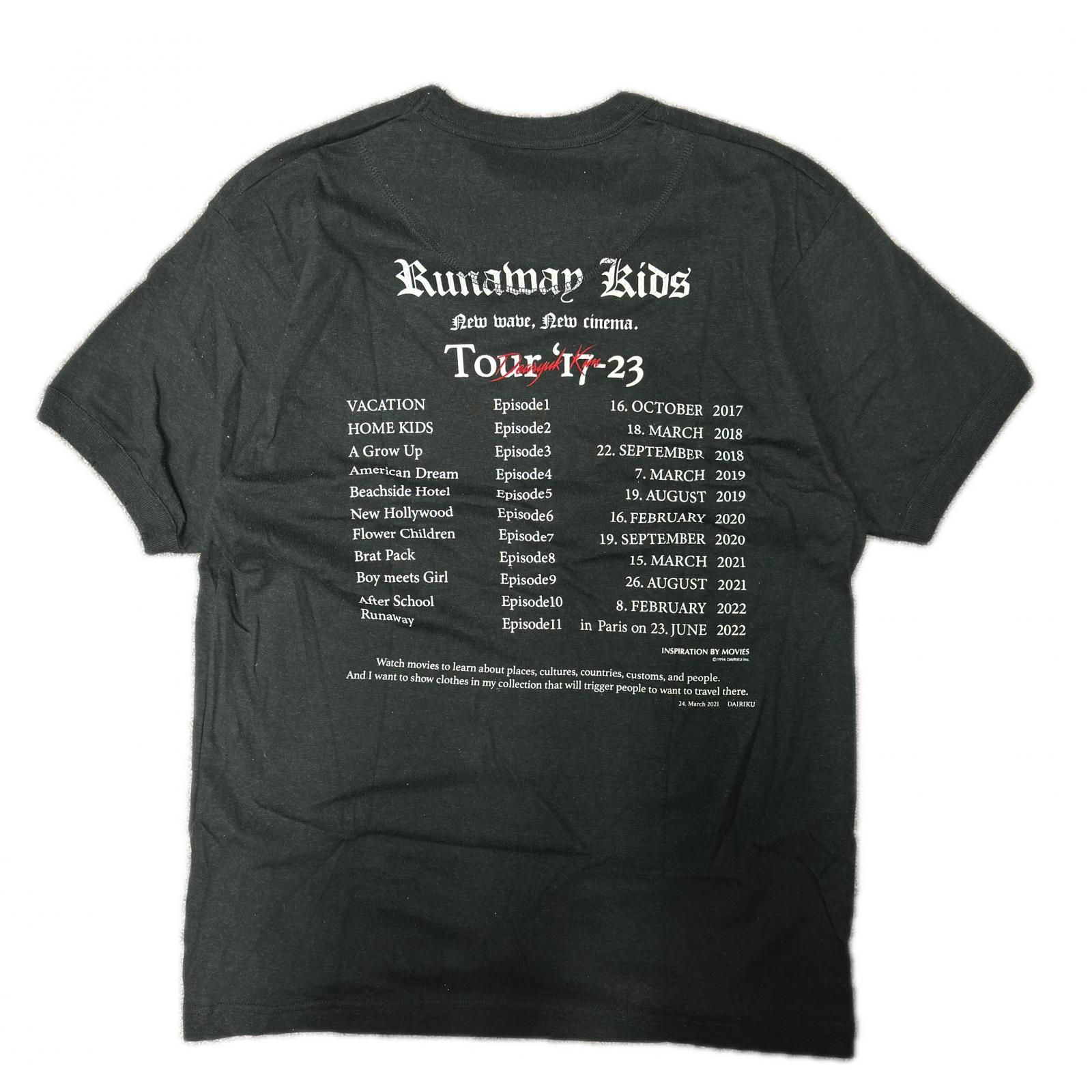 トップス 参考上代19800円 未使用 DAIRIKU 23SS New Trim Tee ニュー 