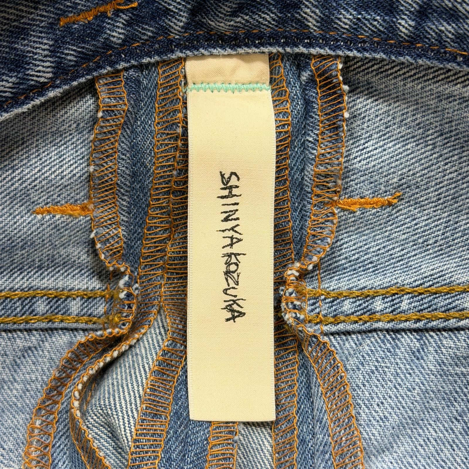 参考上代59400円 未使用 SHINYAKOZUKA RE-BAGGY 再構築バギーデニム 