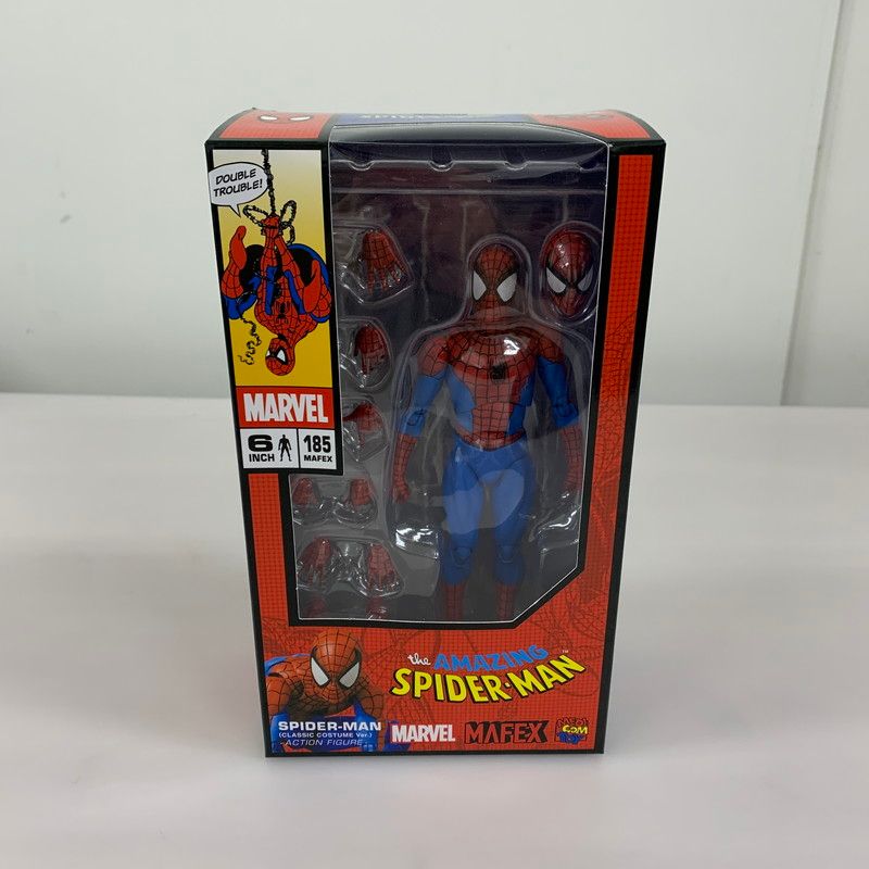 現状渡し品】 メディコムトイ MAFEX SPIDER-MAN CLASSIC COSTUME Ver 