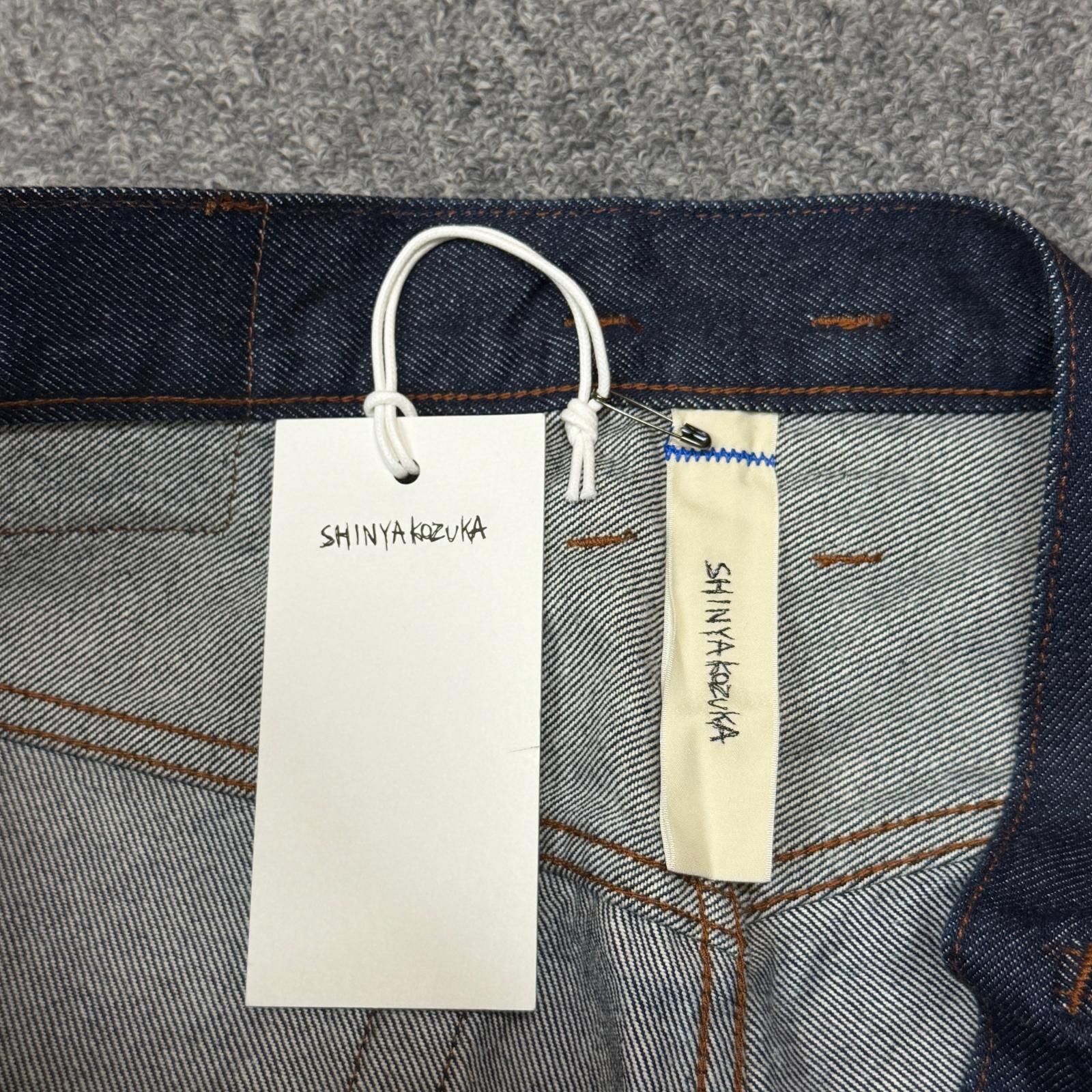 参考上代49500円 未使用 SHINYAKOZUKA  25SS ORDINARY CITY CURTAIN LEGS デニムパンツ フレアジーンズ シンヤコヅカ 2501SK61 インディゴ S （11447M） 参考上代49500円 未使用 SHINYAKOZUKA 25SS ORDINARY CITY CURTAIN